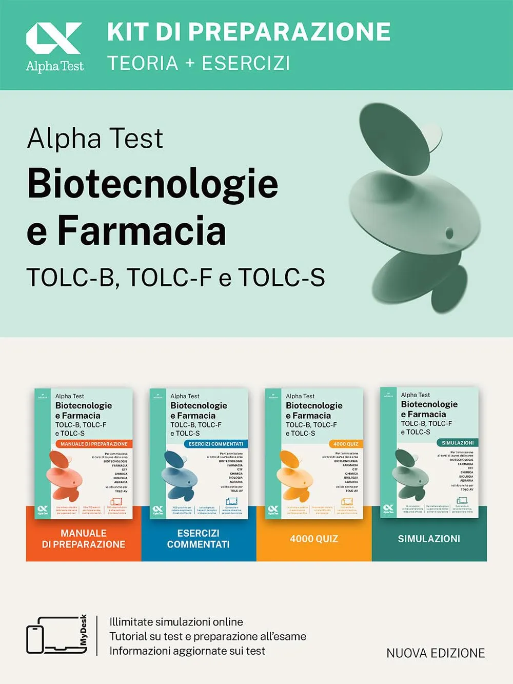 Alpha Test Biotecnologie e Farmacia TOLC-B, TOLC-F e TOLC-S. Kit di preparazione