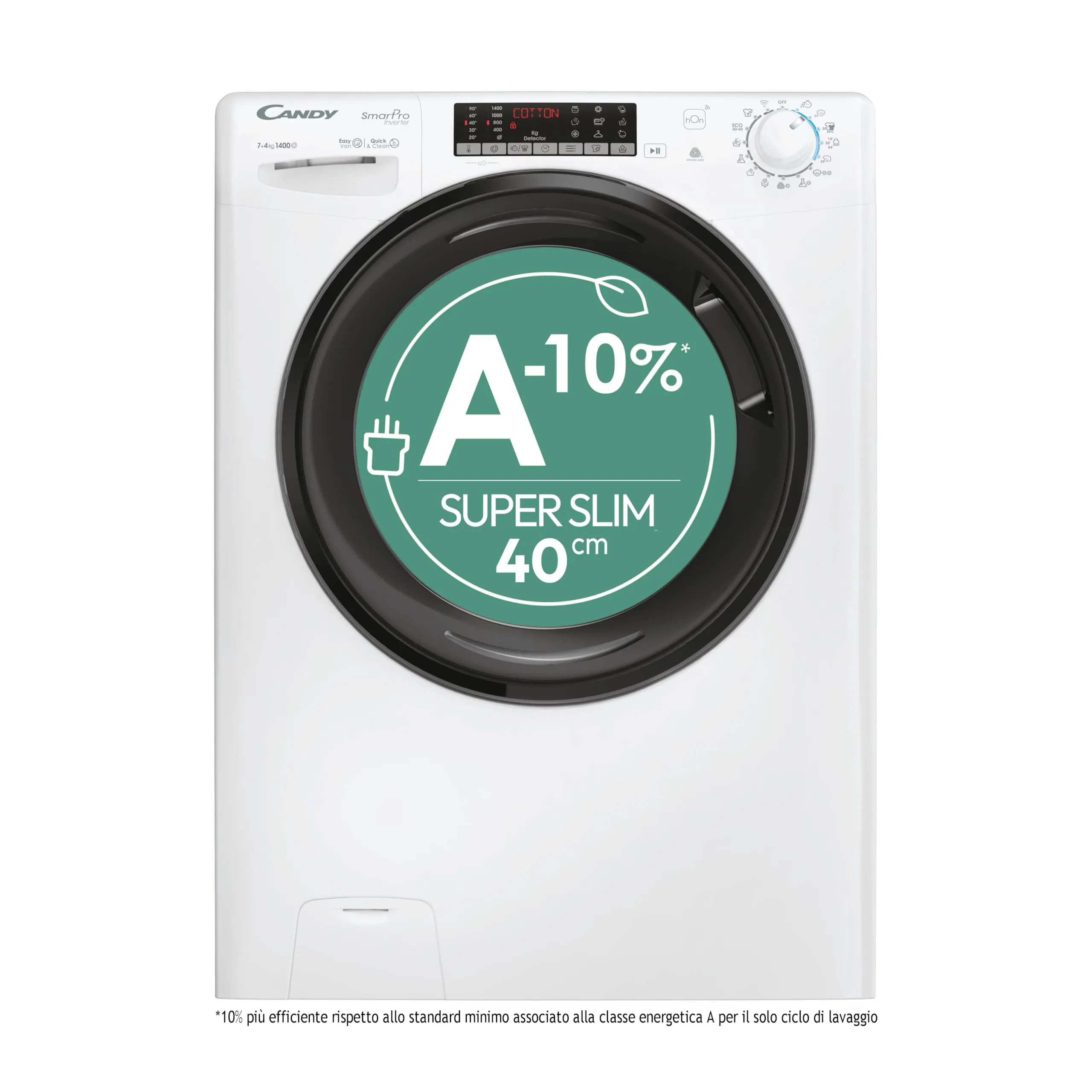Candy Smart Pro Inverter Lavasciuga Slim 7+4 Kg