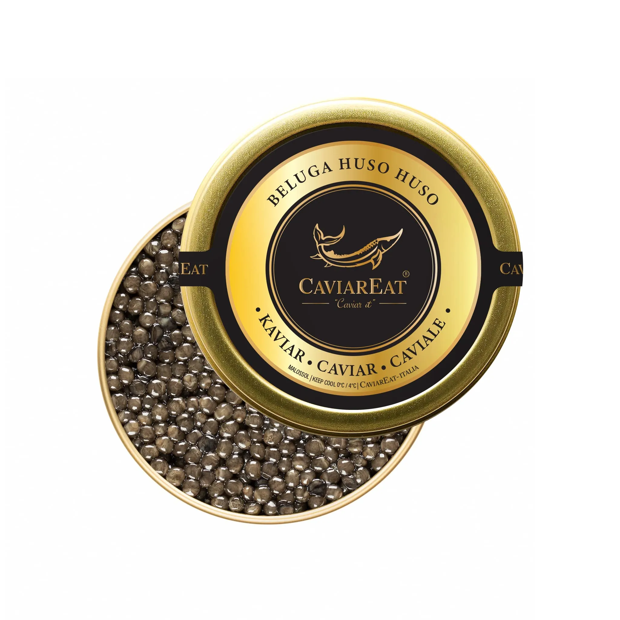 Caviale Beluga Huso Huso - 50g - Un'esperienza di lusso