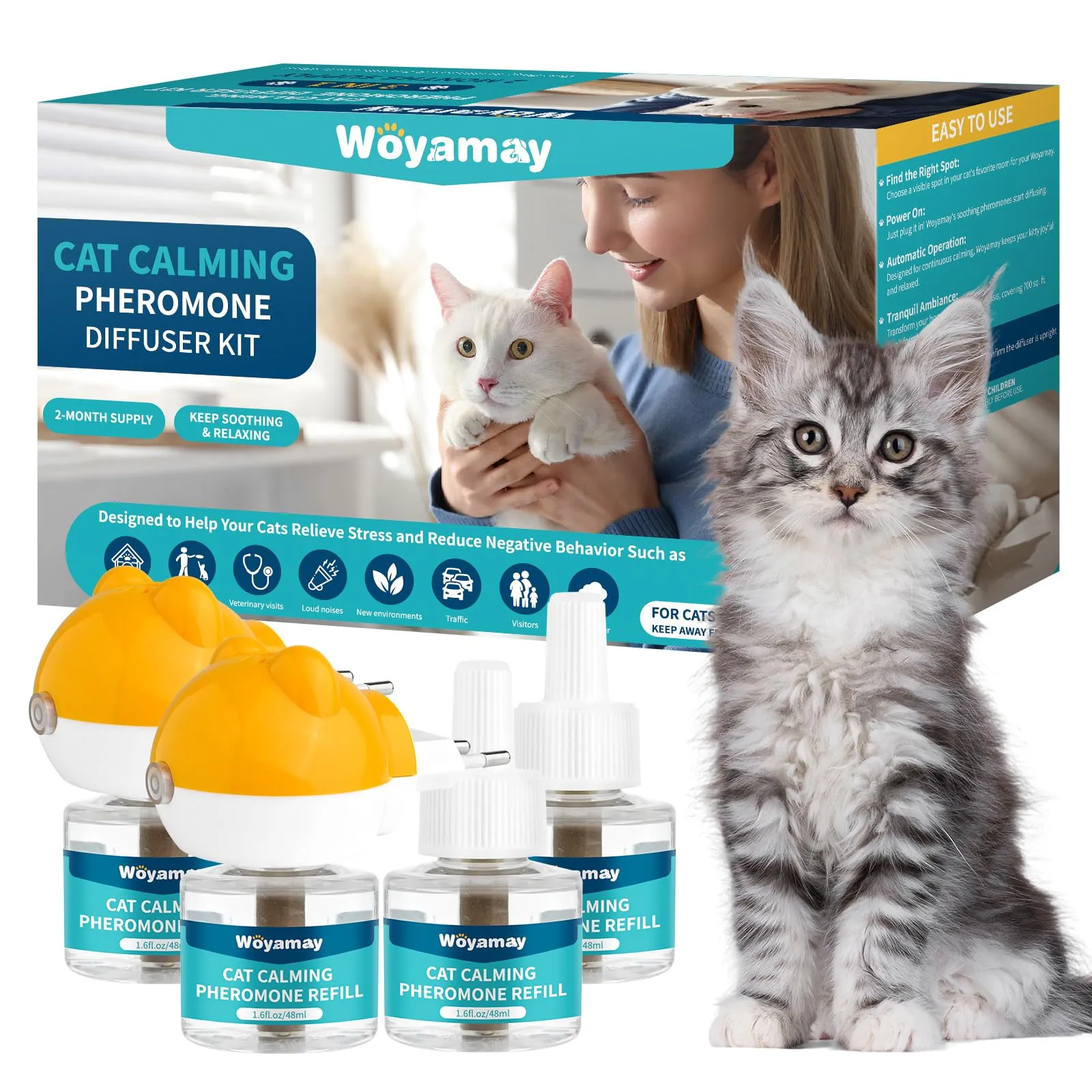 Woyamay Diffusore Feromoni per Gatti