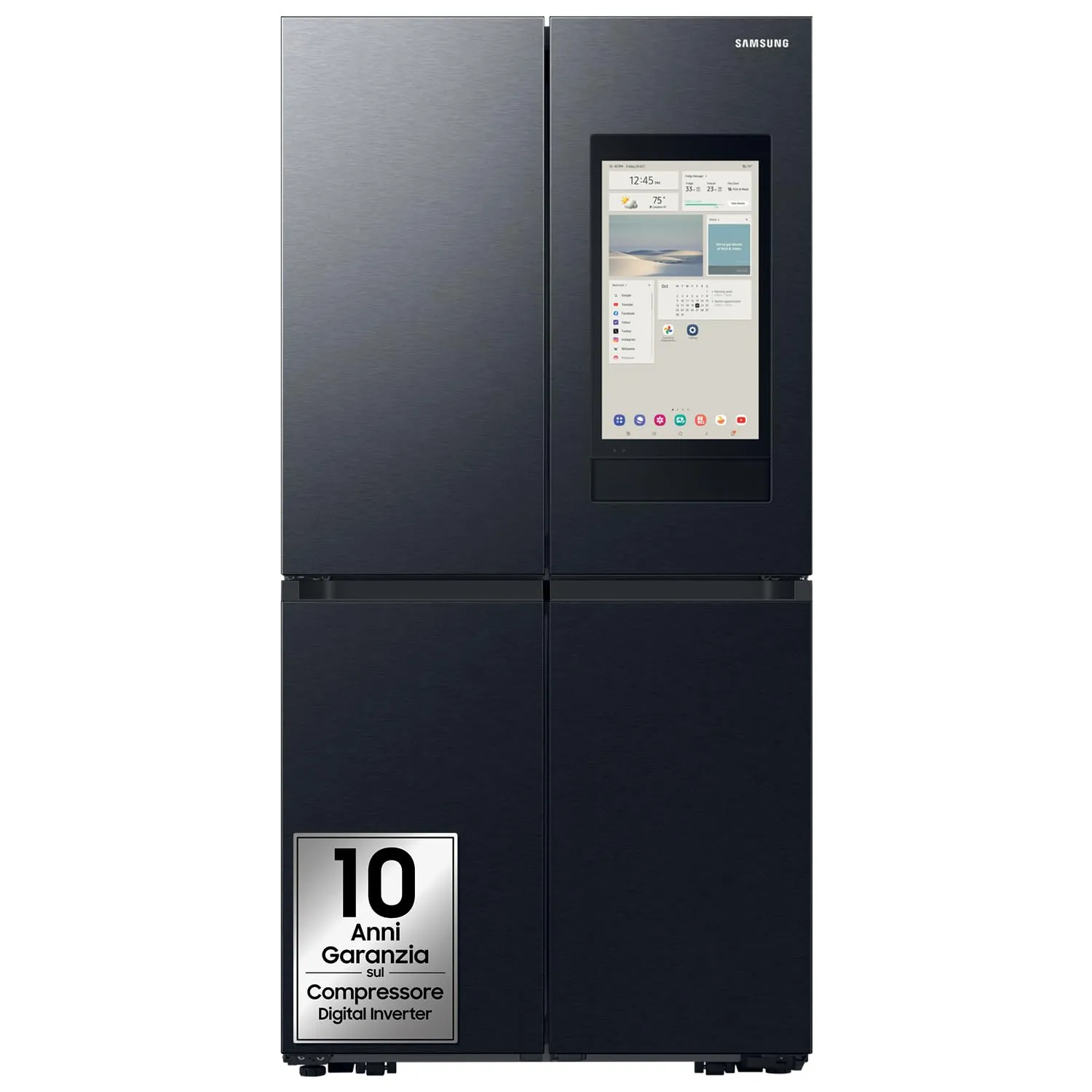 Samsung Frigorifero a 4 Porte Family Hub AI RF65DG9H0EB1/EF