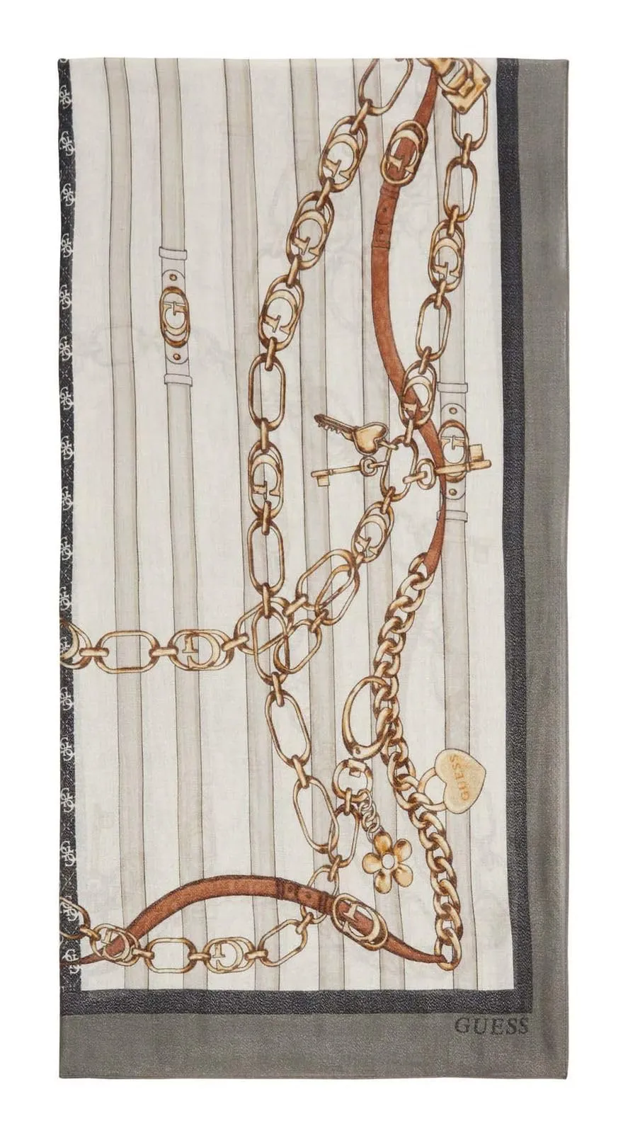 Sciarpa Guess 90x180 Nera