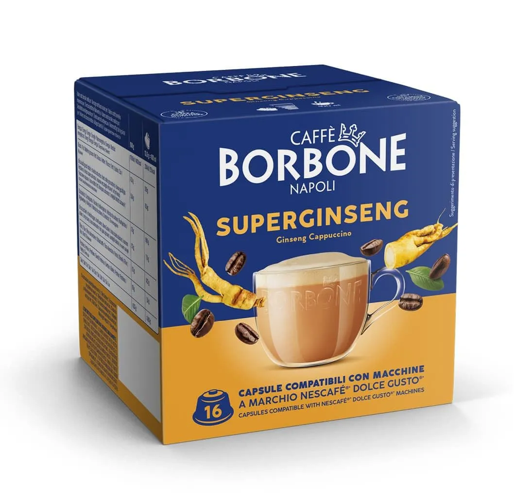 Caffè Borbone SuperGinseng Dolce Gusto - 64 Capsule