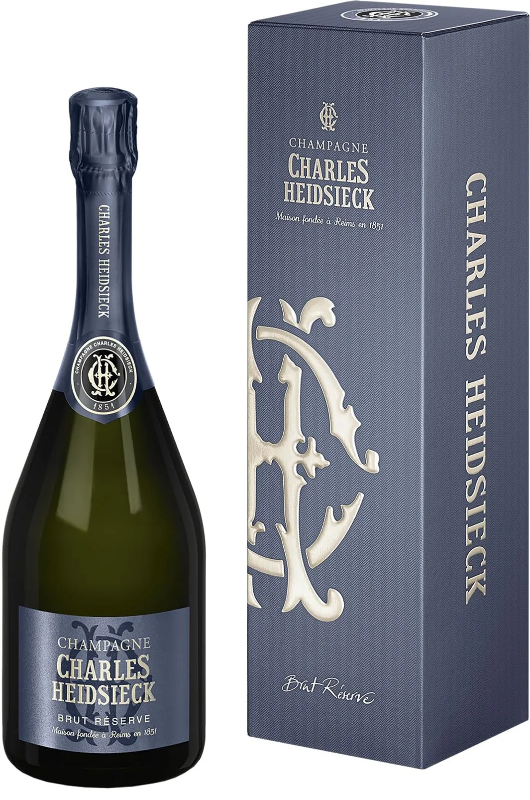 Charles Heidsieck - Champagne Brut Réserve Astucciato NV, 75 cl