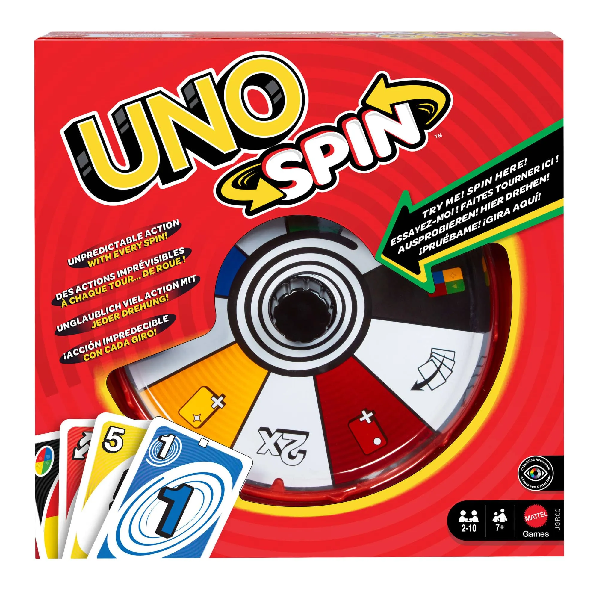 Mattel Games - UNO Spin, il gioco di carte che ti farà girare la testa!
