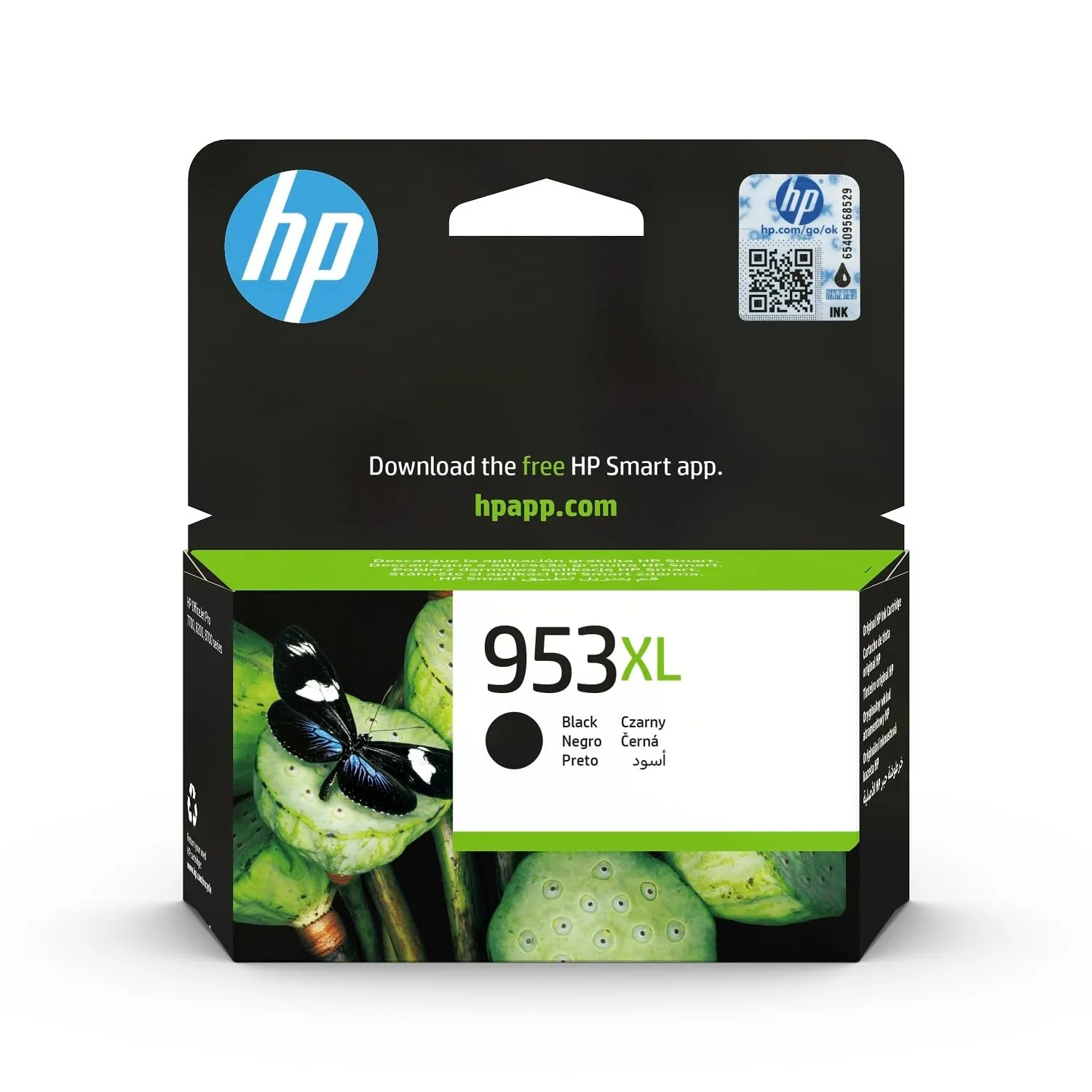HP 953XL Cartuccia Inchiostro Originale Nero Alta Capacità