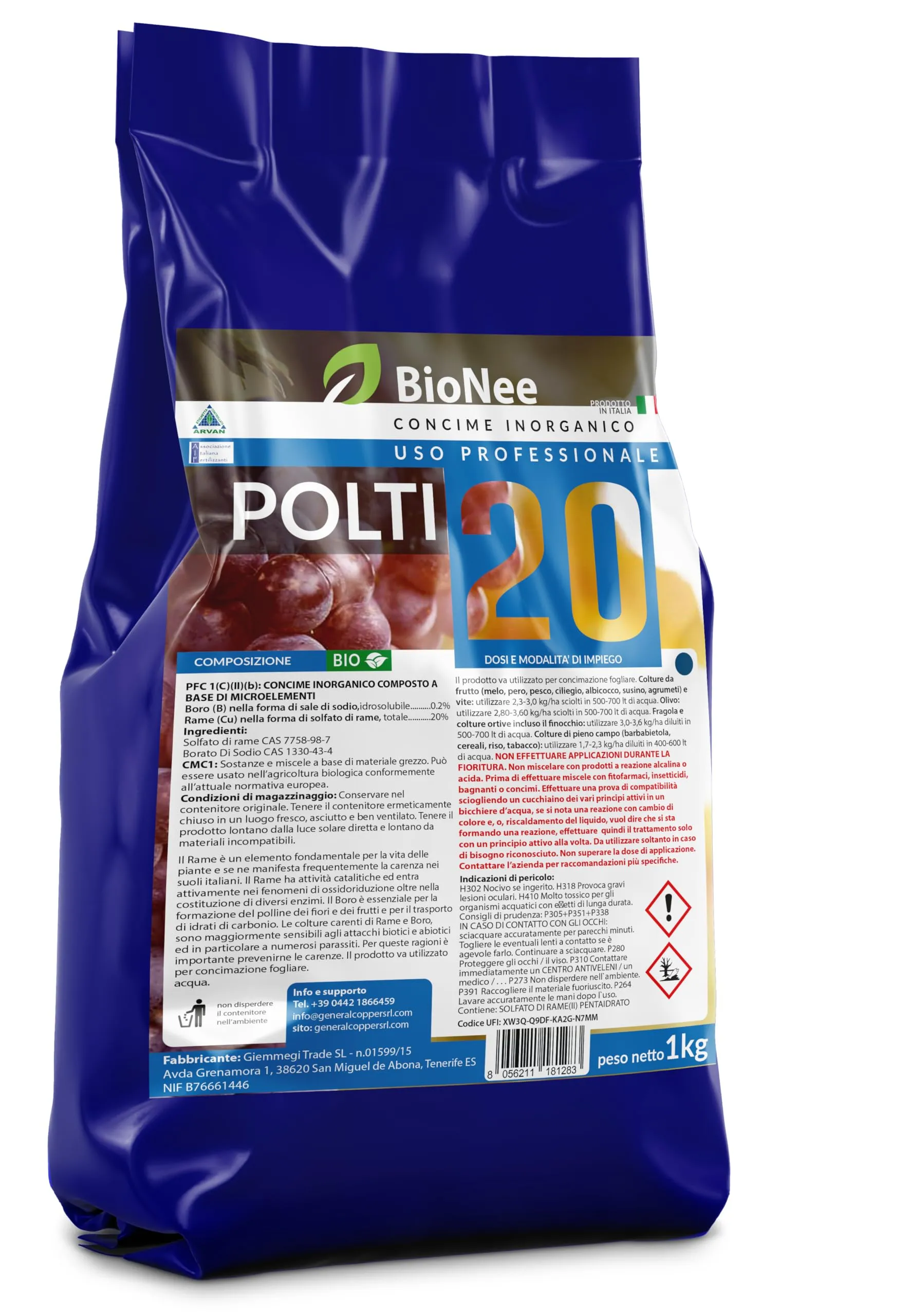 Poltiglia Bordolese Rameica POLTI 20