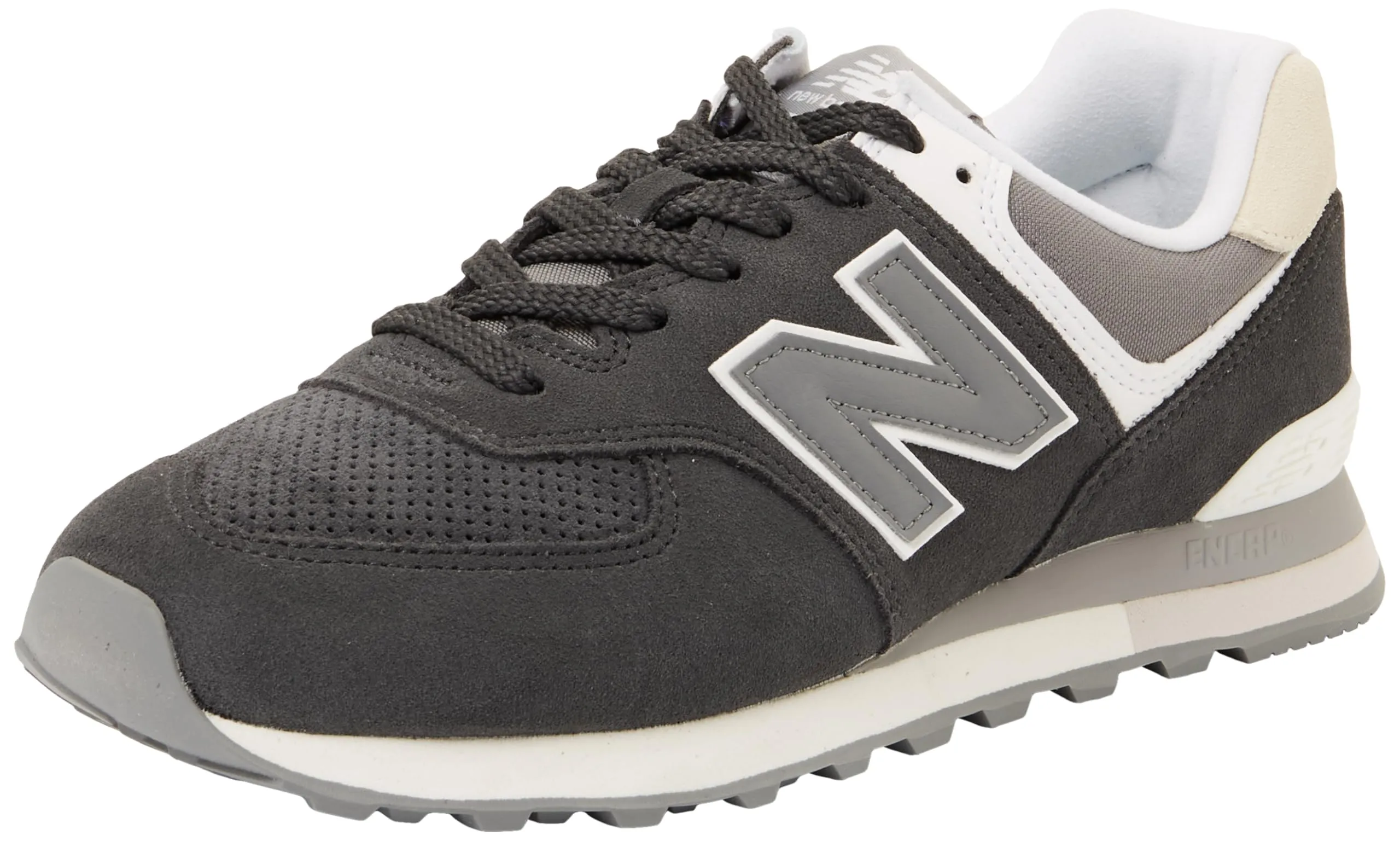 New Balance 574 Sneaker Uomo Nera e Rosa