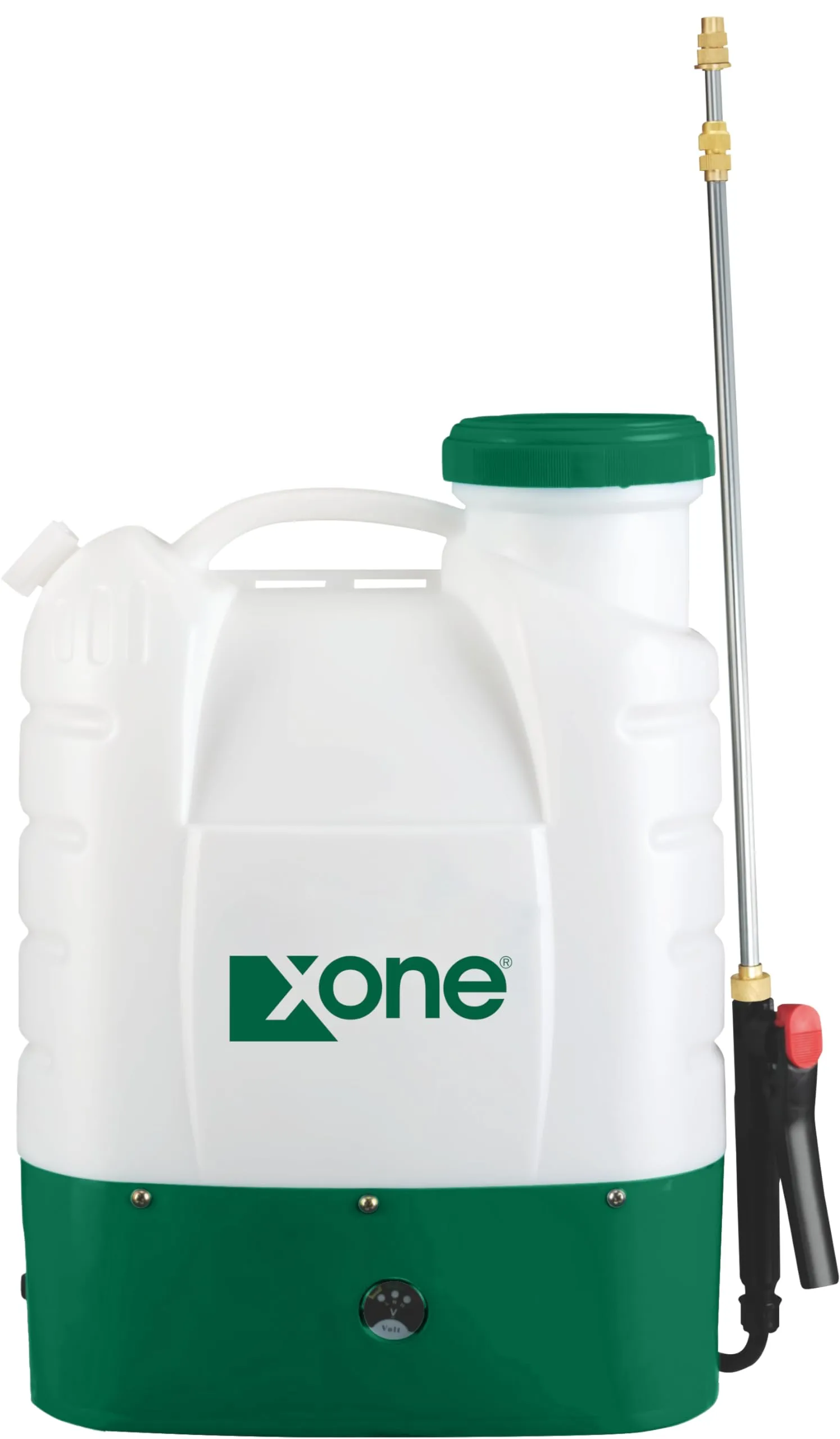 XONE Pompa a Spalla Irroratrice a Batteria Litio 12V 8Ah, 16 Litri