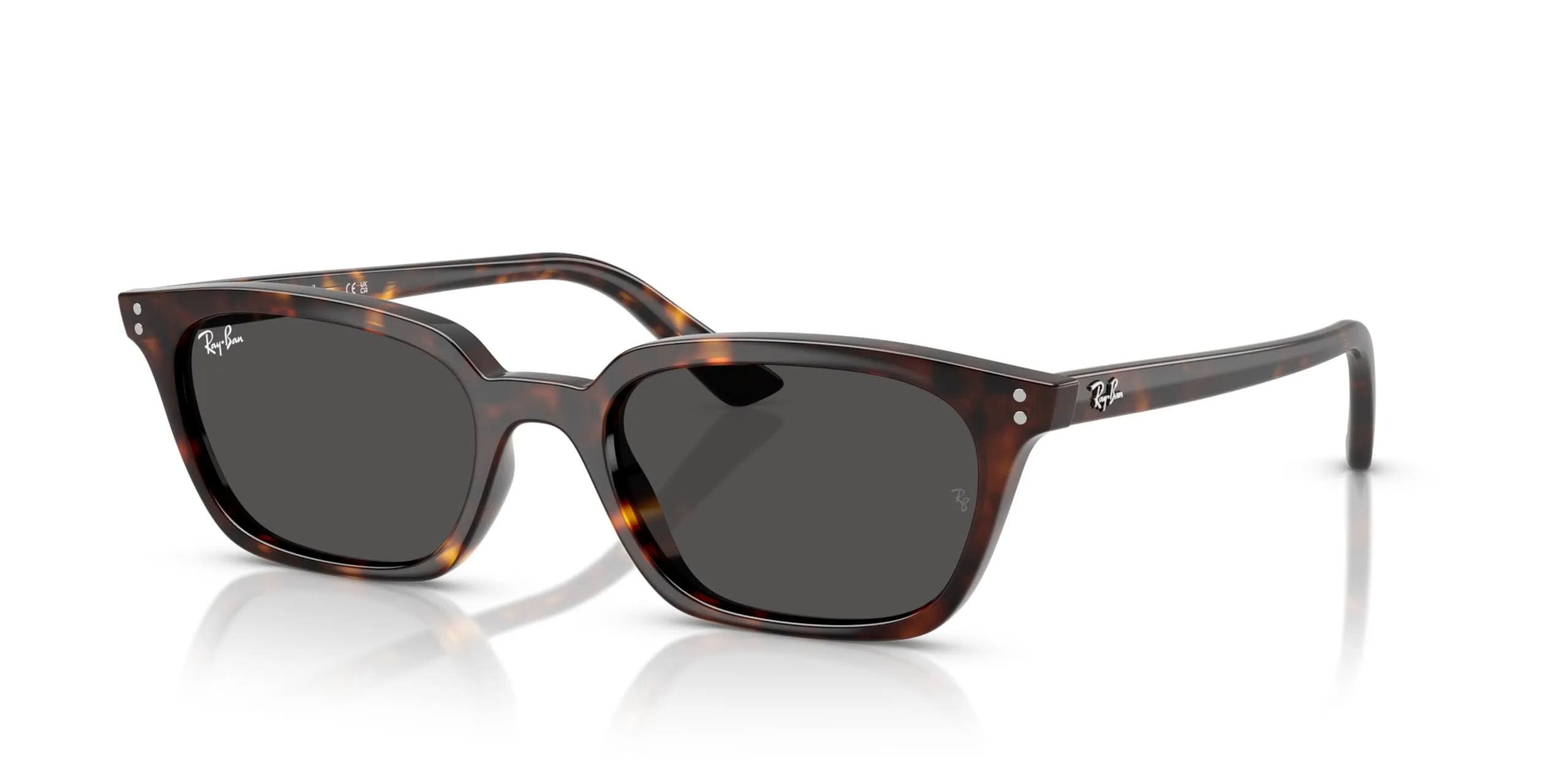 Ray-Ban Zaya Occhiali da Sole Unisex Avana/Grigio Scuro