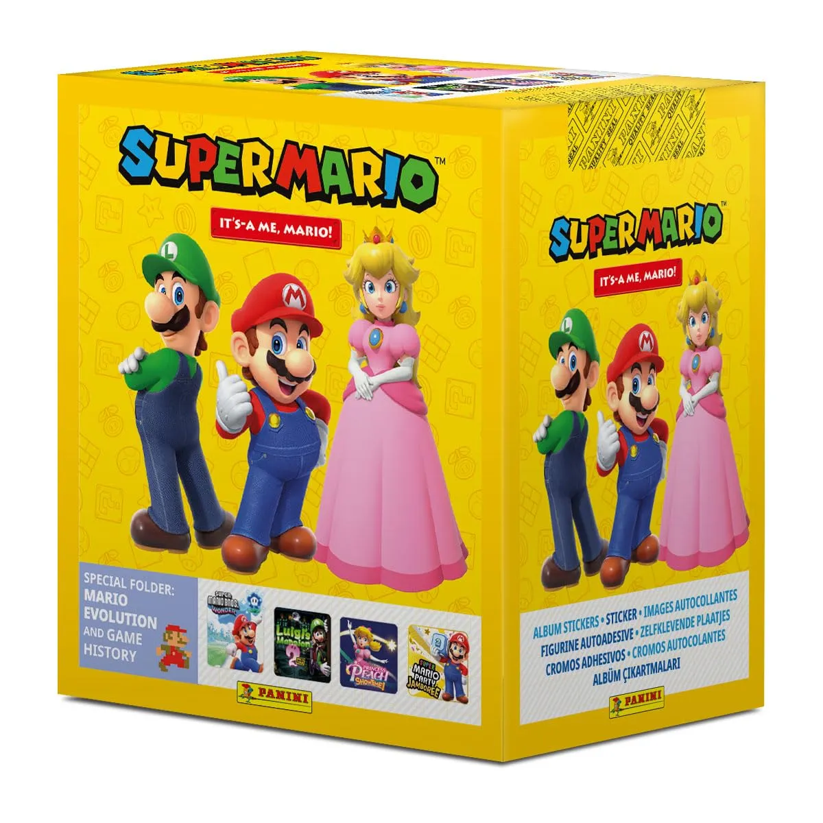 Super Mario It's A Me, Mario! Sticker Collection Panini - Box da 36 Bustine