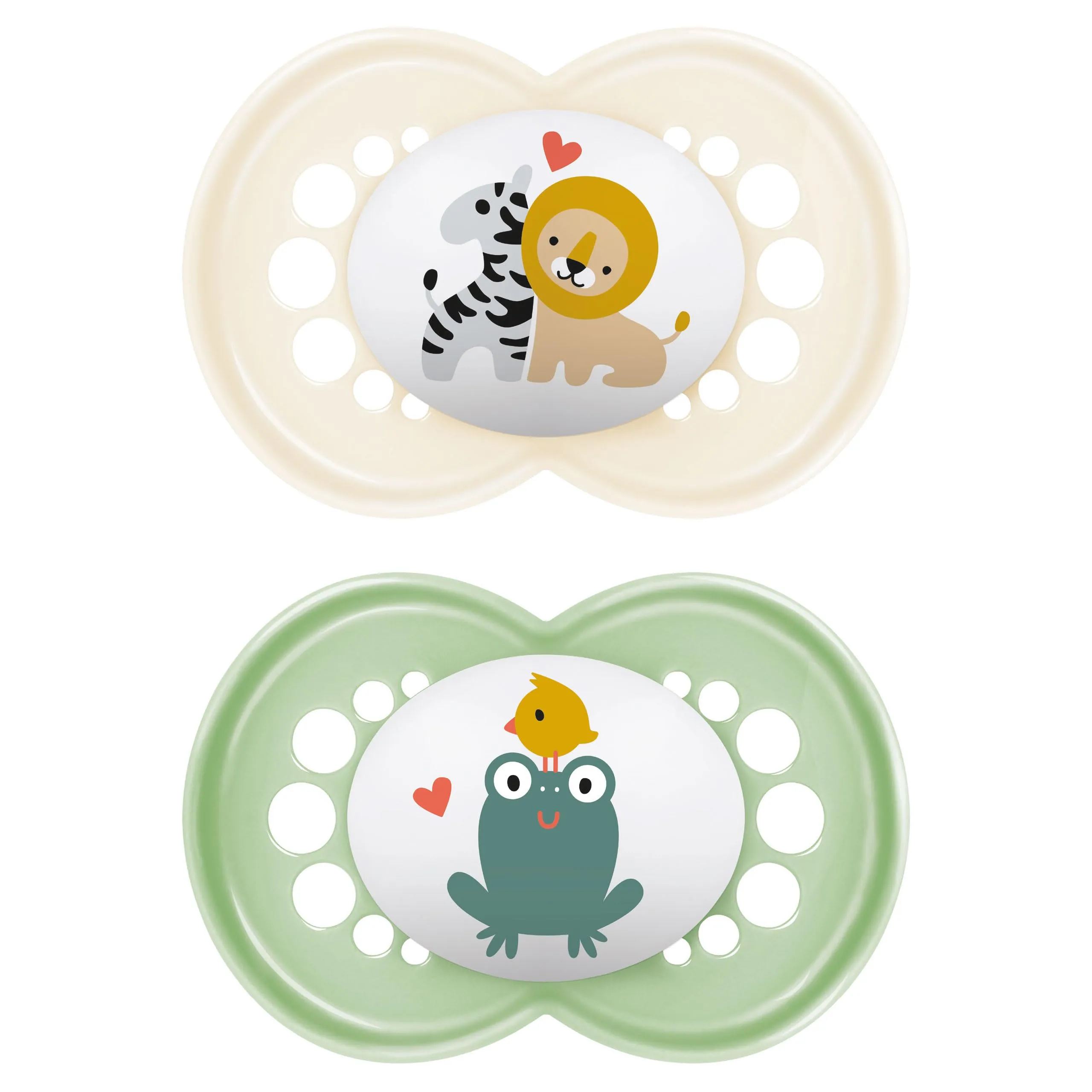 MAM Original Succhietto 16+ Mesi (Set da 2) - Neutro/Verde