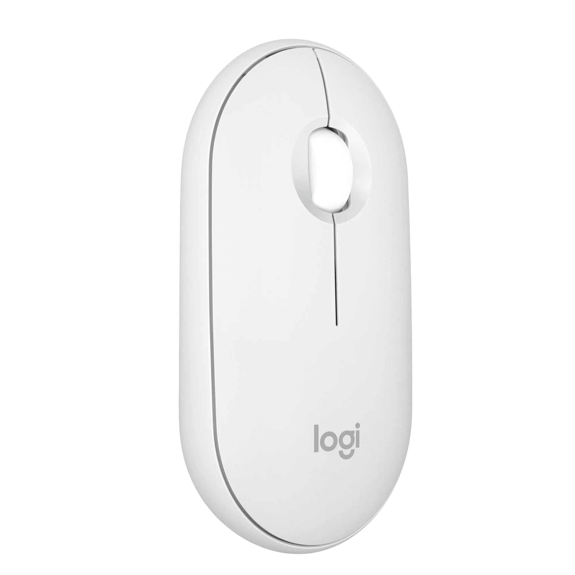 Logitech Pebble Mouse 2 M350s Wireless Bluetooth Bianco