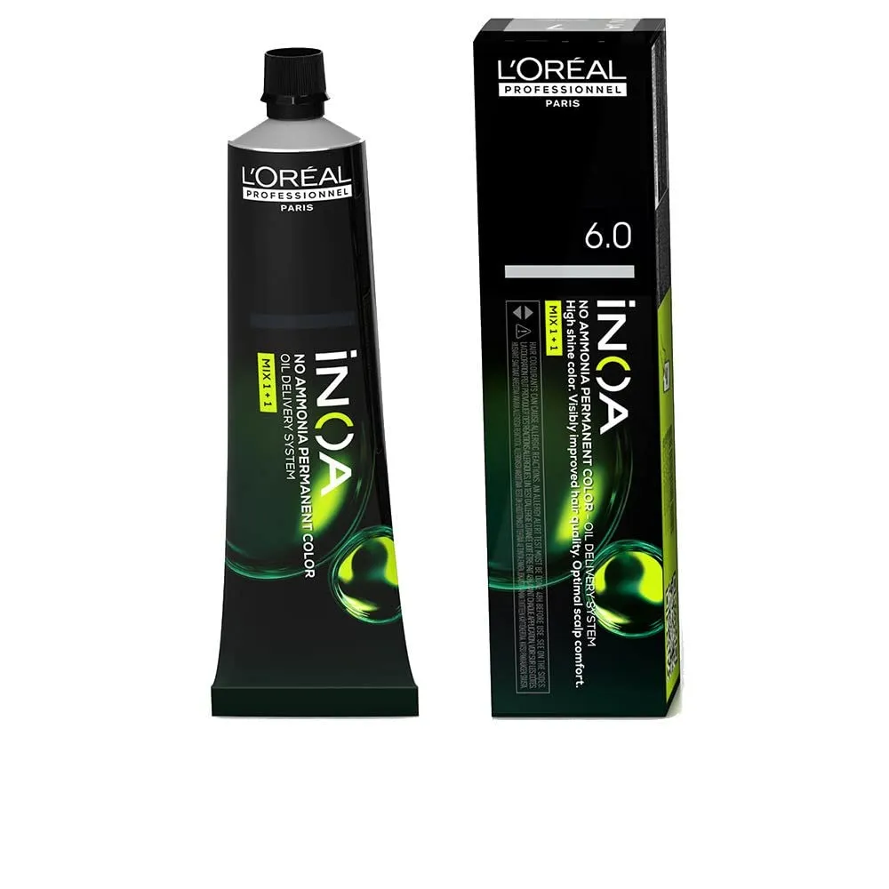 L'Oréal Inoa Colorazione Professionale 6.0 Biondo Scuro Fondamentale Profondo 60g