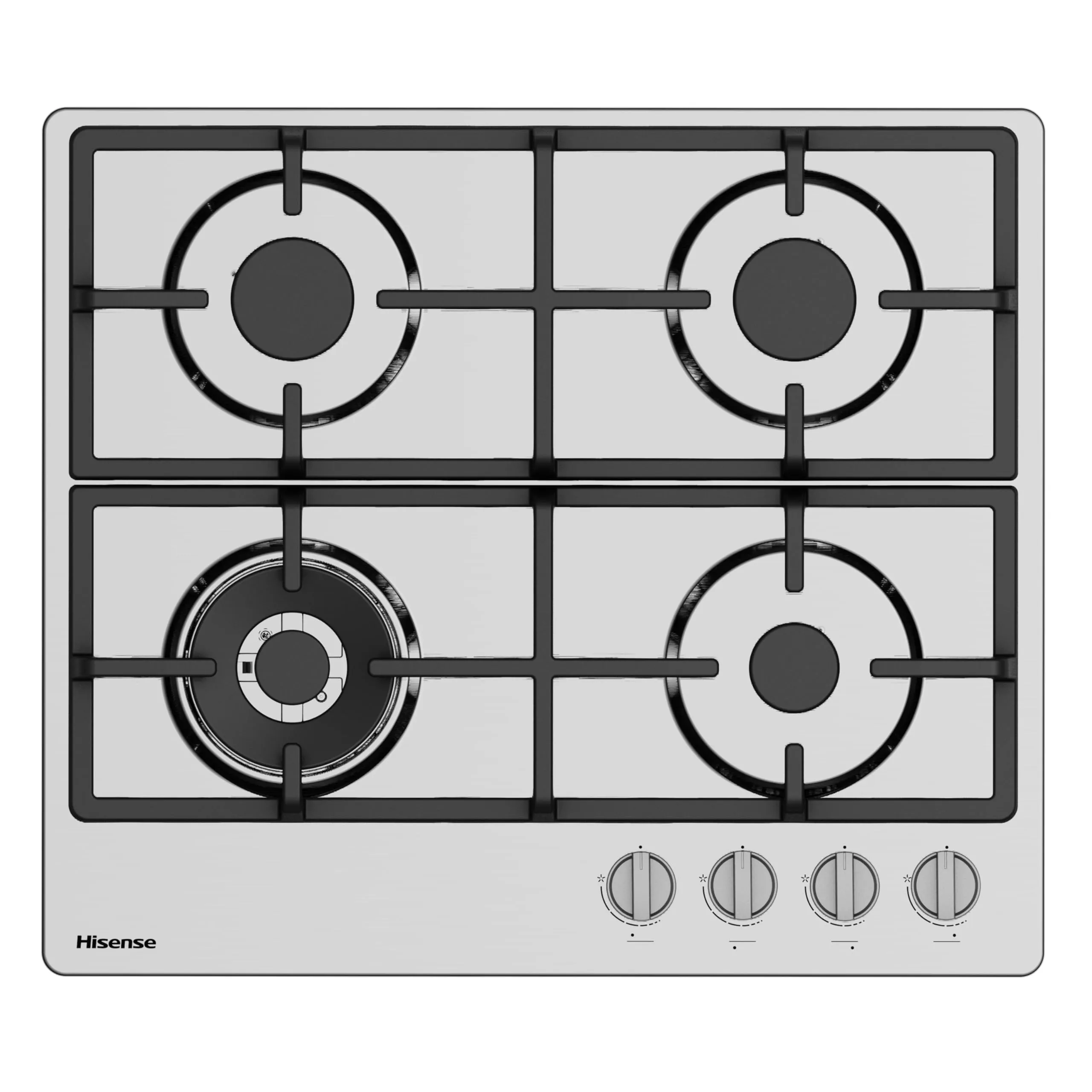 Hisense GM663XHFSI Piano Cottura a Gas Inox