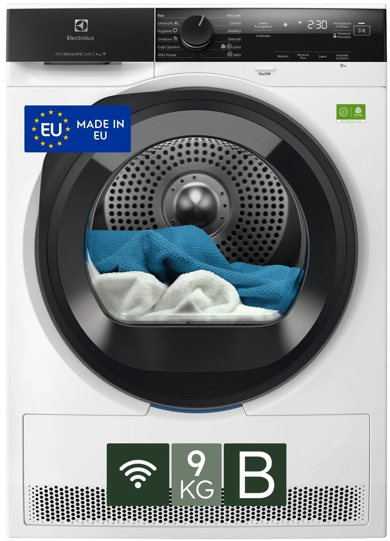 Asciugatrice Electrolux Serie 700 DelicateCare EW7H49YB