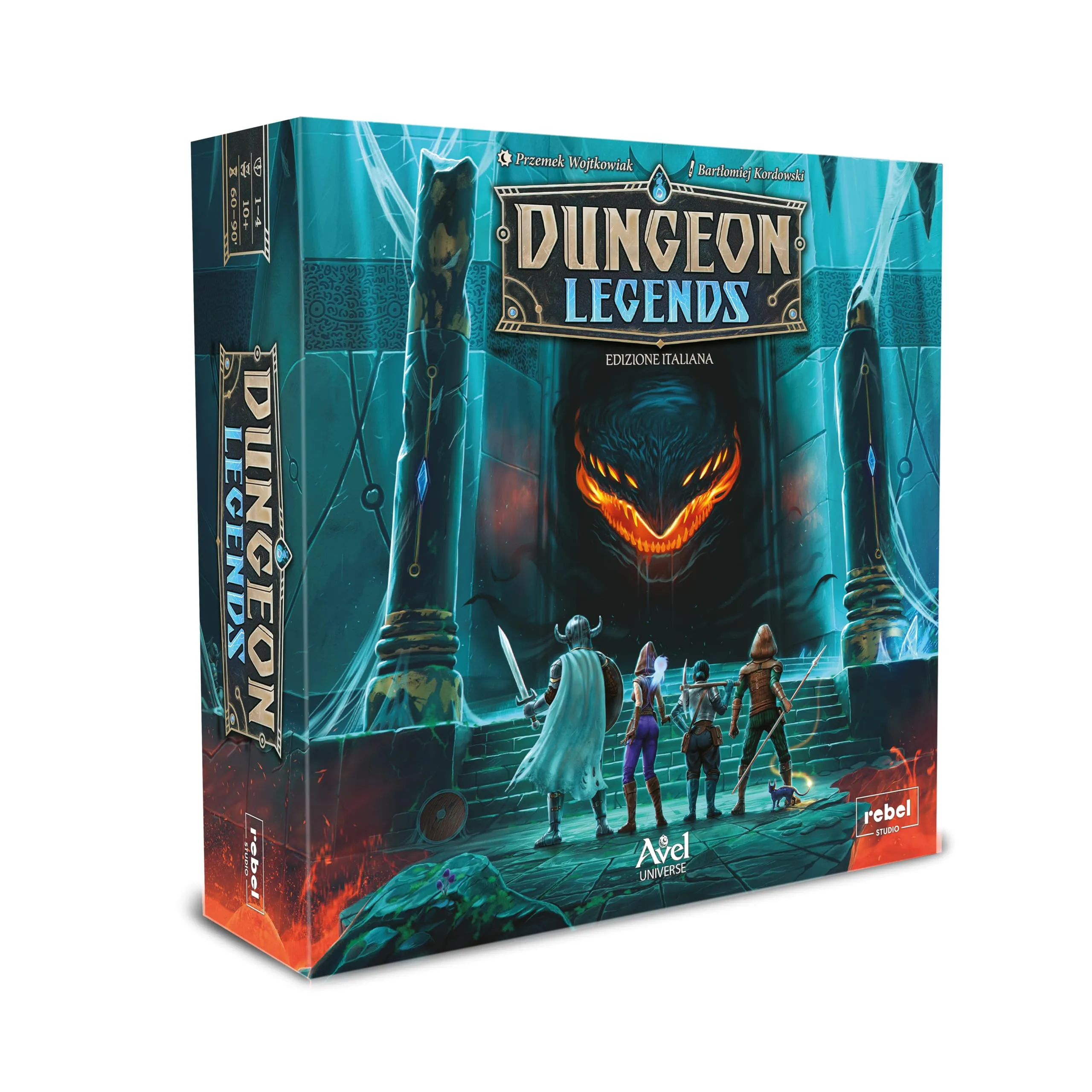 Asmodee Dungeon Legends, Gioco da Tavolo, Edizione Italiana