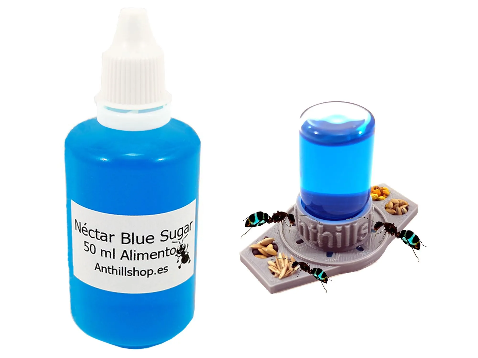 AS AnthillShop Nettare Blue Sugar per Formiche con Abbeveratoio 3D