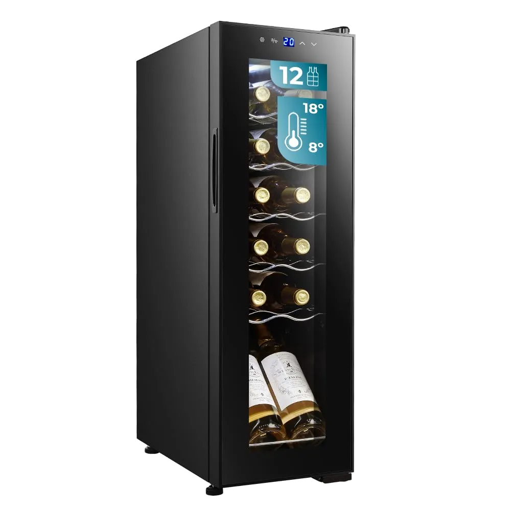 Cecotec Cantinetta Vino Bolero GrandSommelier 1250 CoolCrystal Compressor