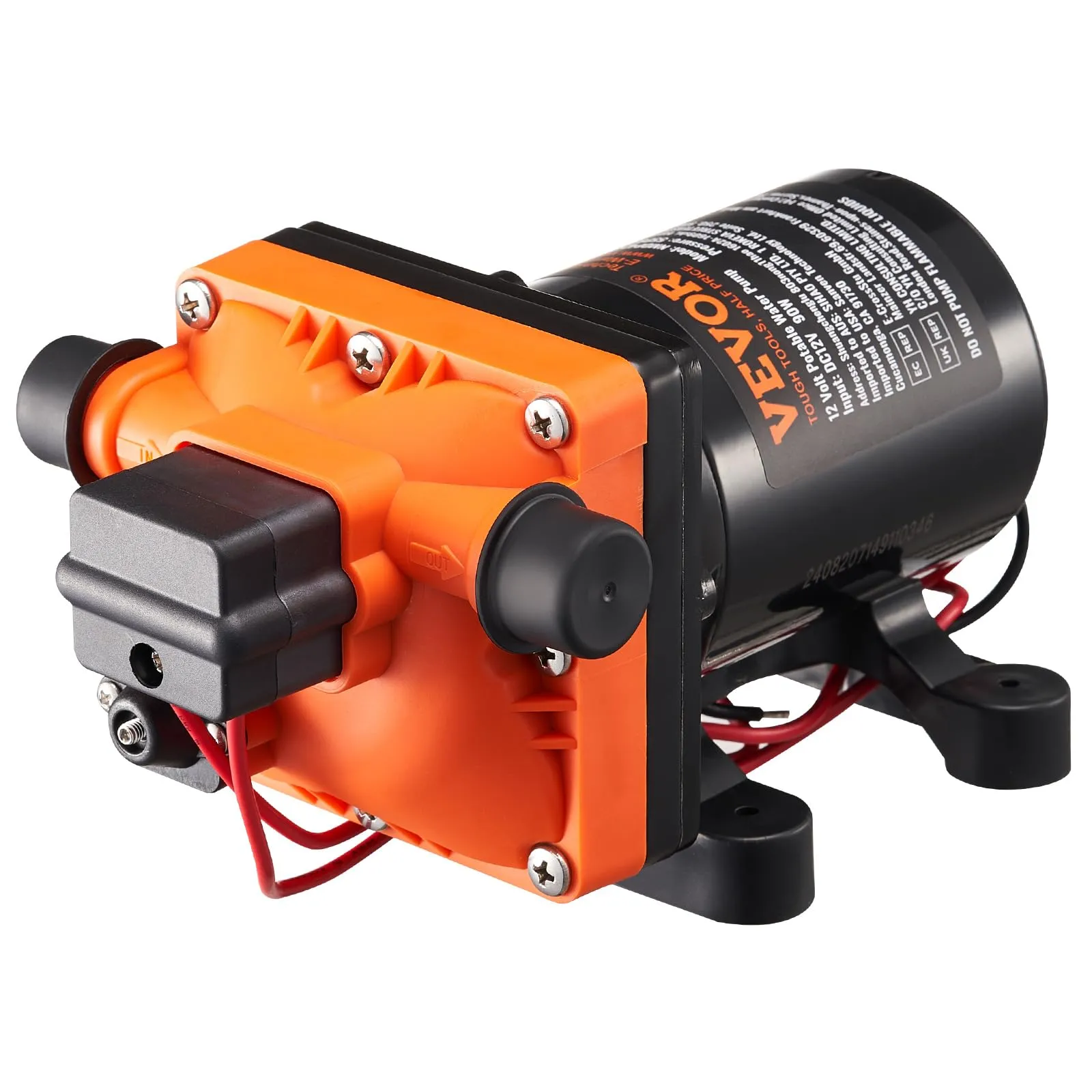 Pompa a Membrana VEVOR 12V, 3 GPM