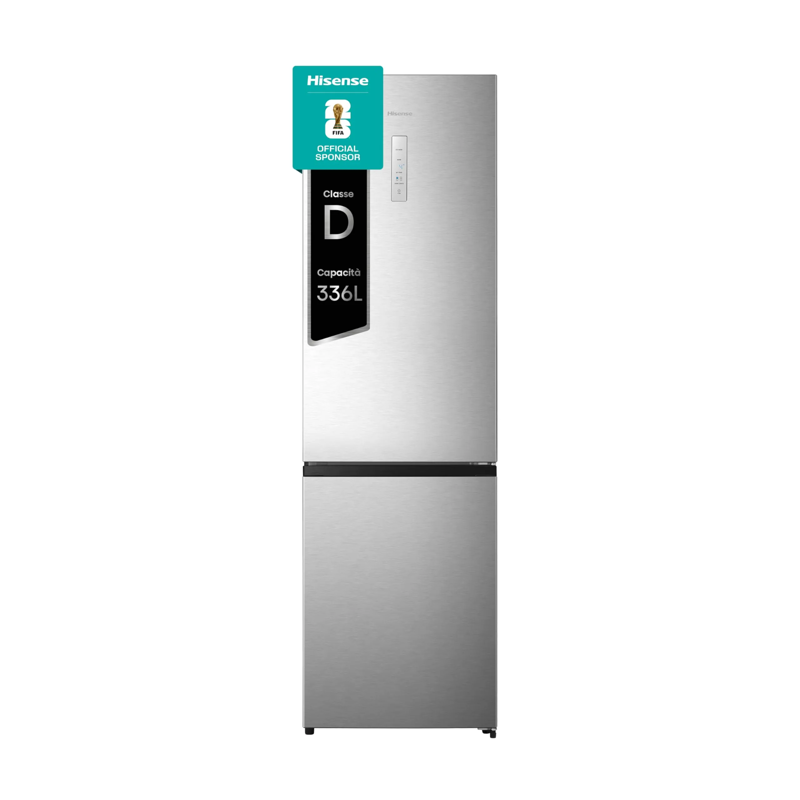 Hisense MC60331ID Frigorifero Combinato Inox Look