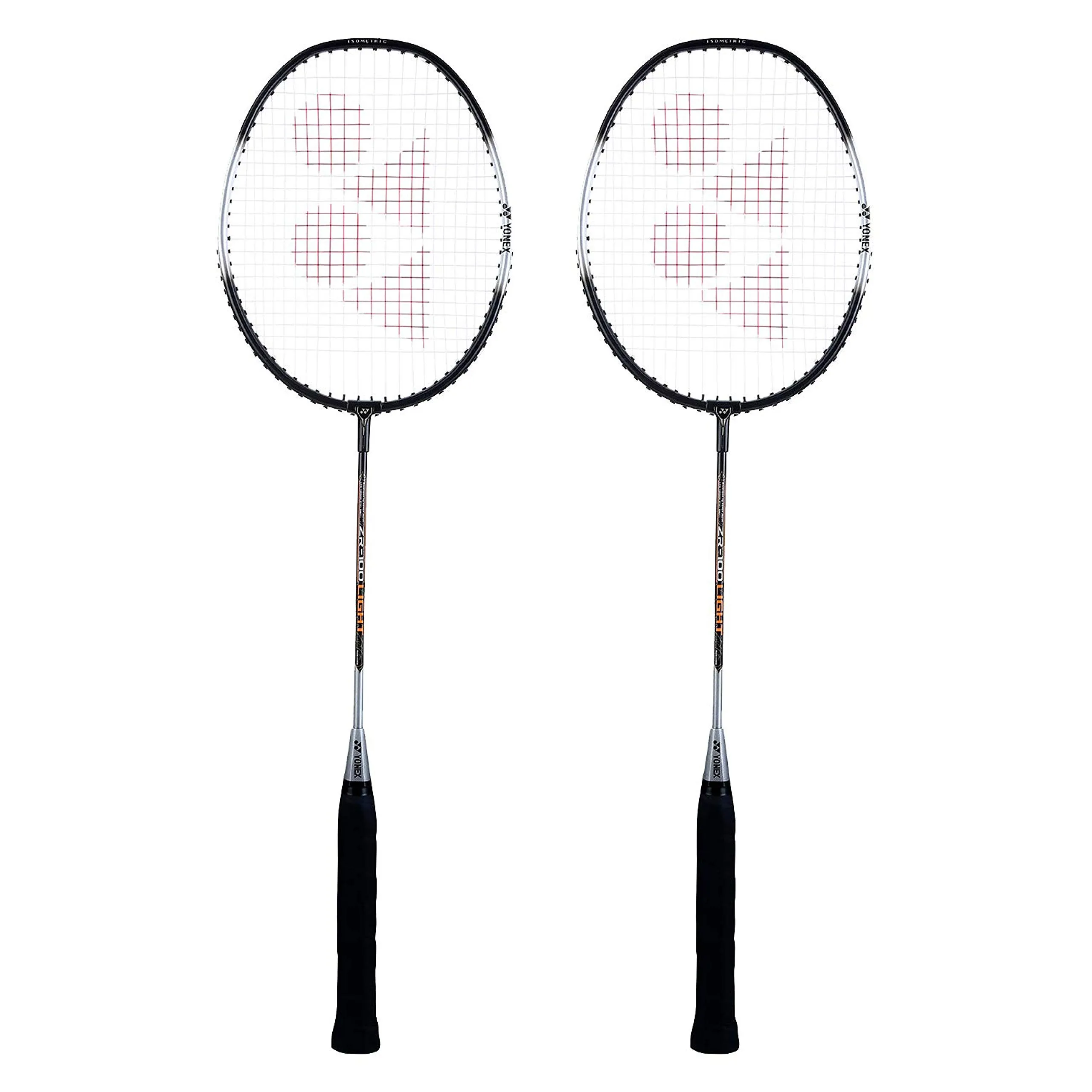 YONEX ZR 100 - Set di 2 Racchette da Badminton in Alluminio Leggero con Copertura Completa