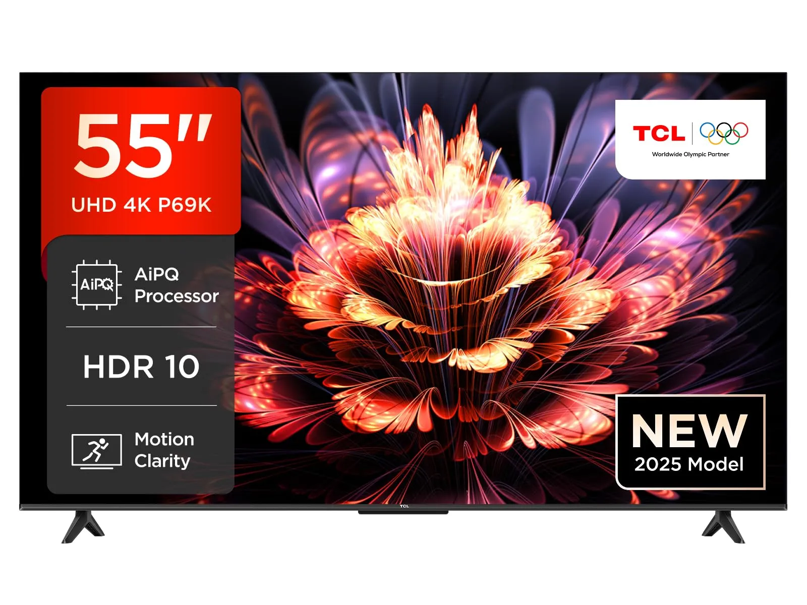 TCL 55P69K Smart TV 4K Ultra HD 55 pollici con Dolby Audio e Google TV