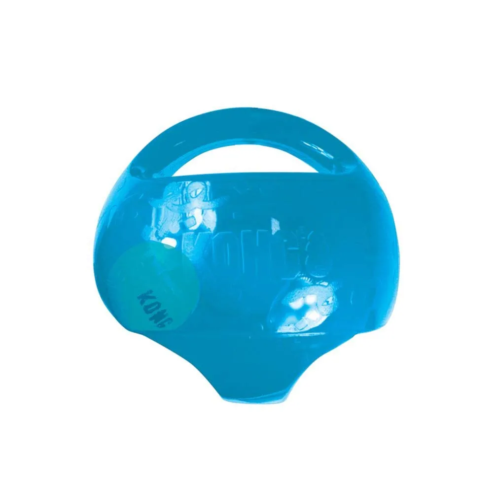 KONG Jumbler Ball - Giocattolo Interattivo per Cani con Pallina da Tennis e Squeaker