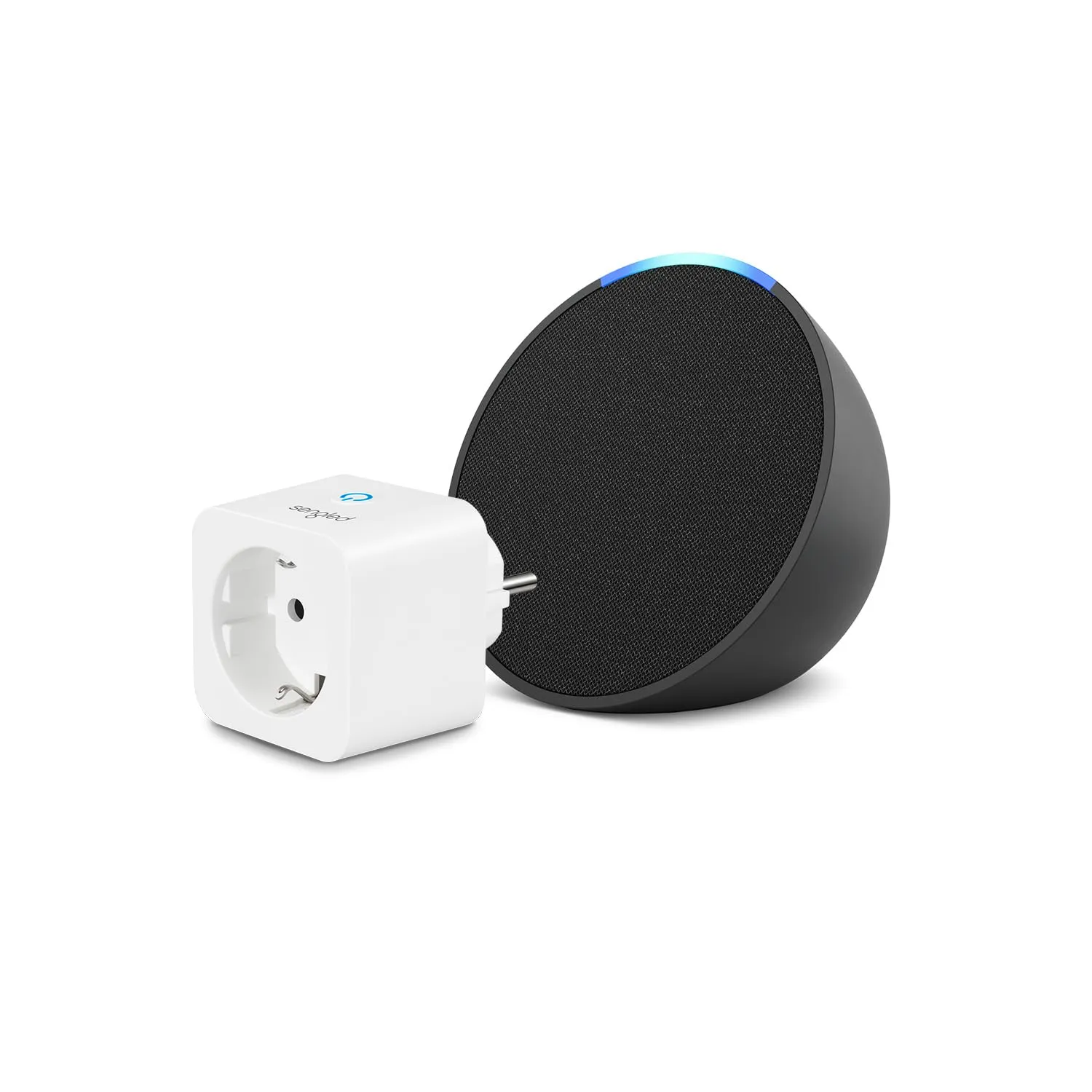 Echo Pop Antracite con Sengled Smart Plug: Kit Essenziale per la Smart Home