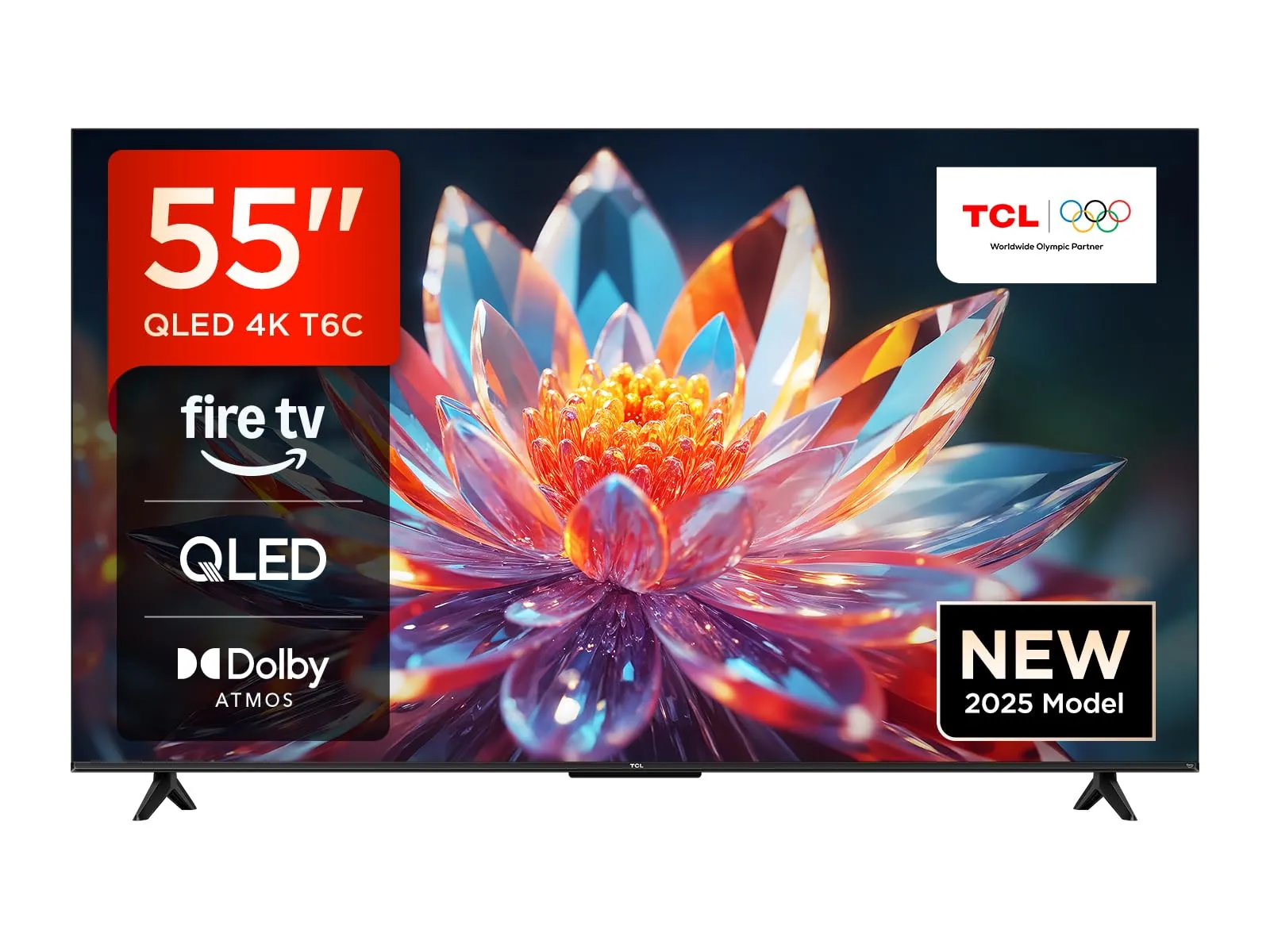 TCL 55T6C 55" QLED TV 4K HDR FireTV