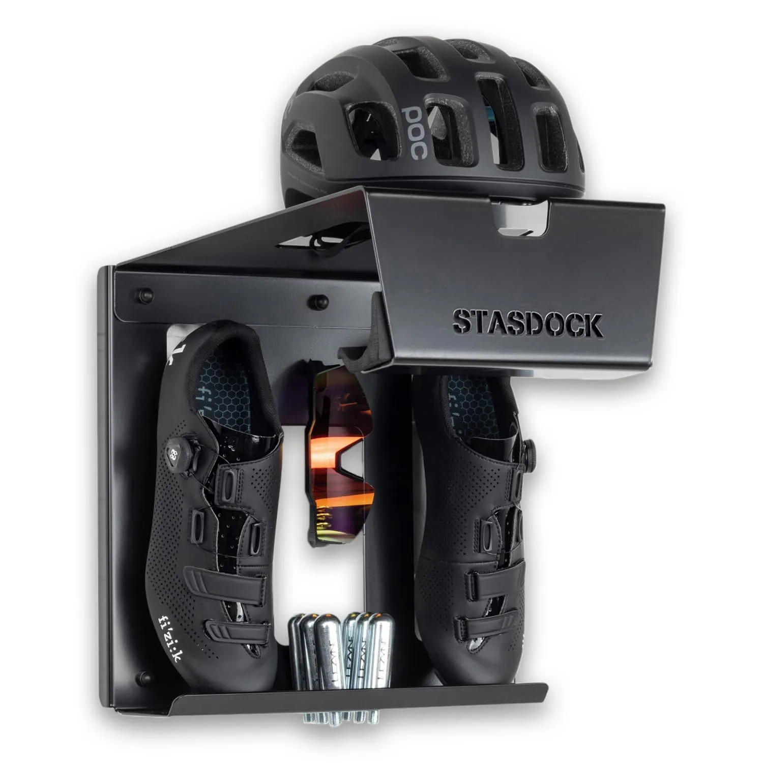 Stasdock Supporto Bici da Muro Happy Black
