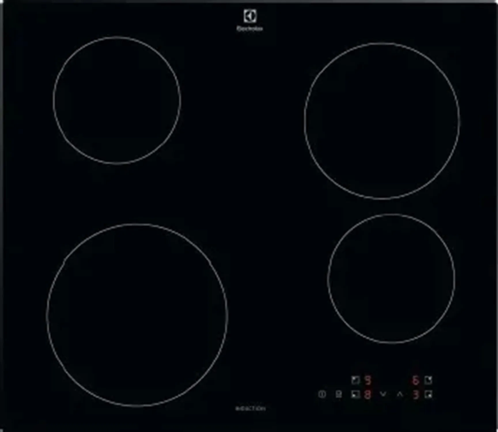 Piano Cottura a Induzione Electrolux Serie 300 - LIB60424CK, 4 Zone, Nero