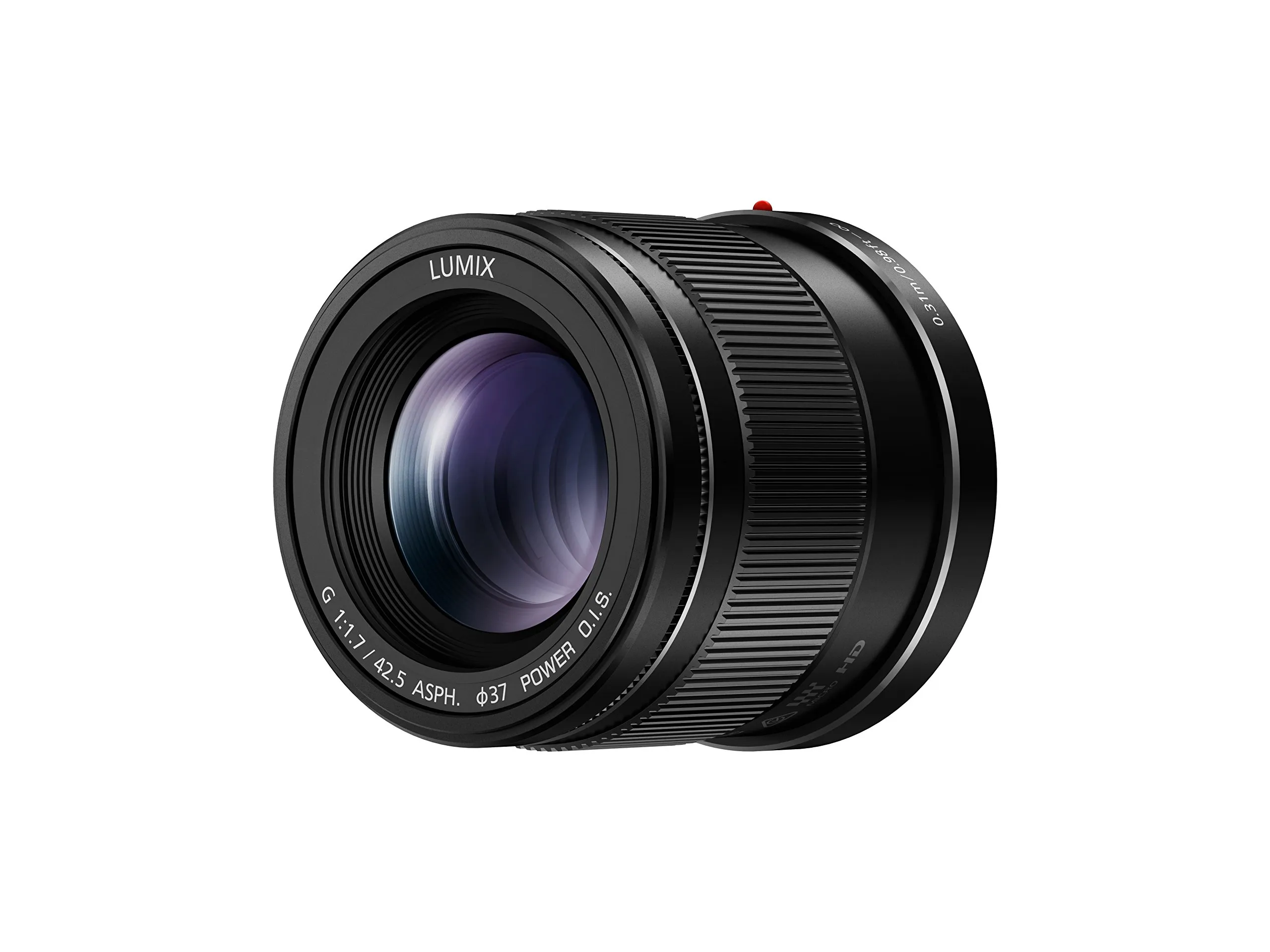 Panasonic Lumix H-HS043E-K Obiettivo 42.5mm f/1.7 ASPH. Micro Quattro Terzi, Nero