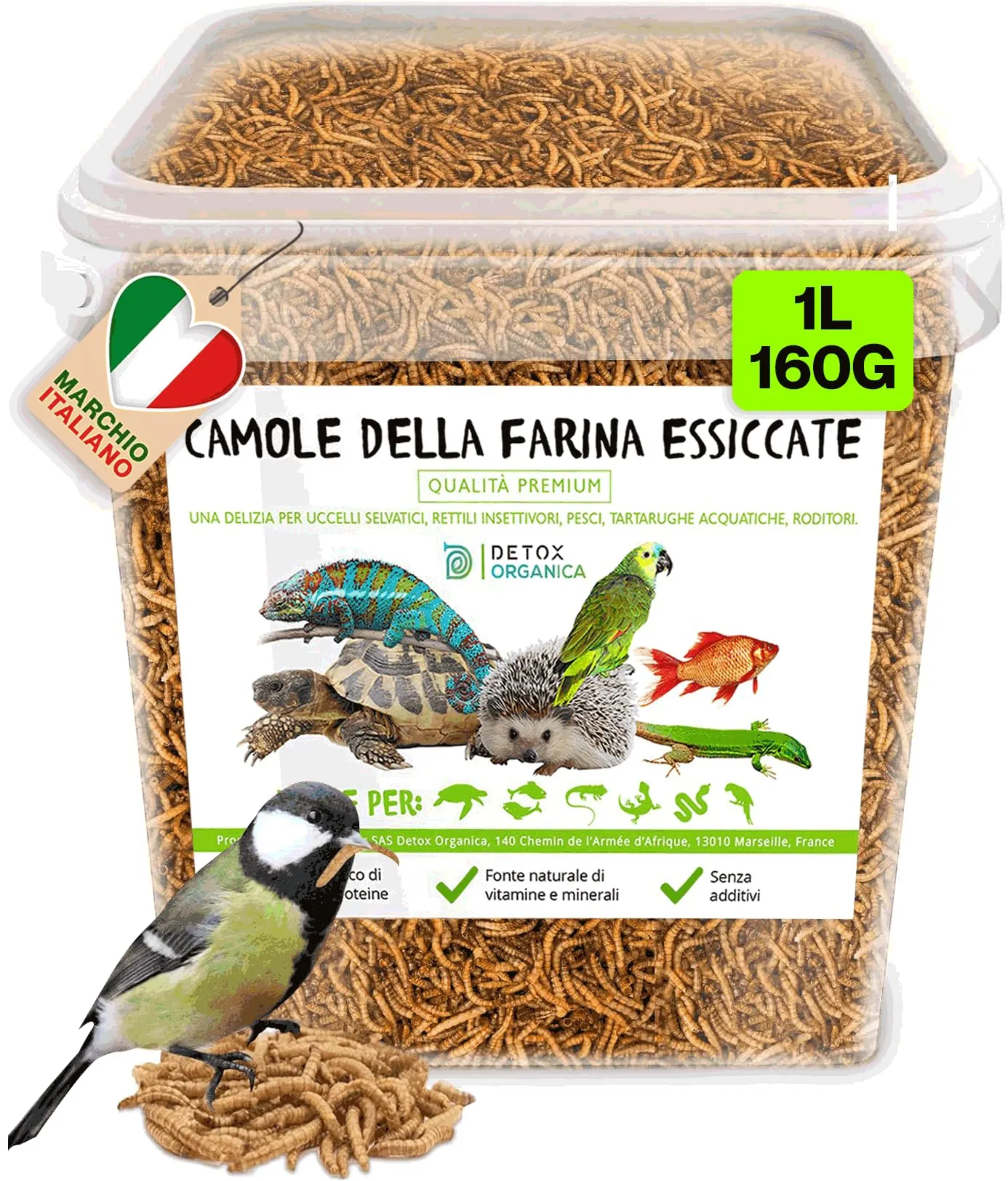 Camole della Farina Essiccate Premium - 160gr/1000ml