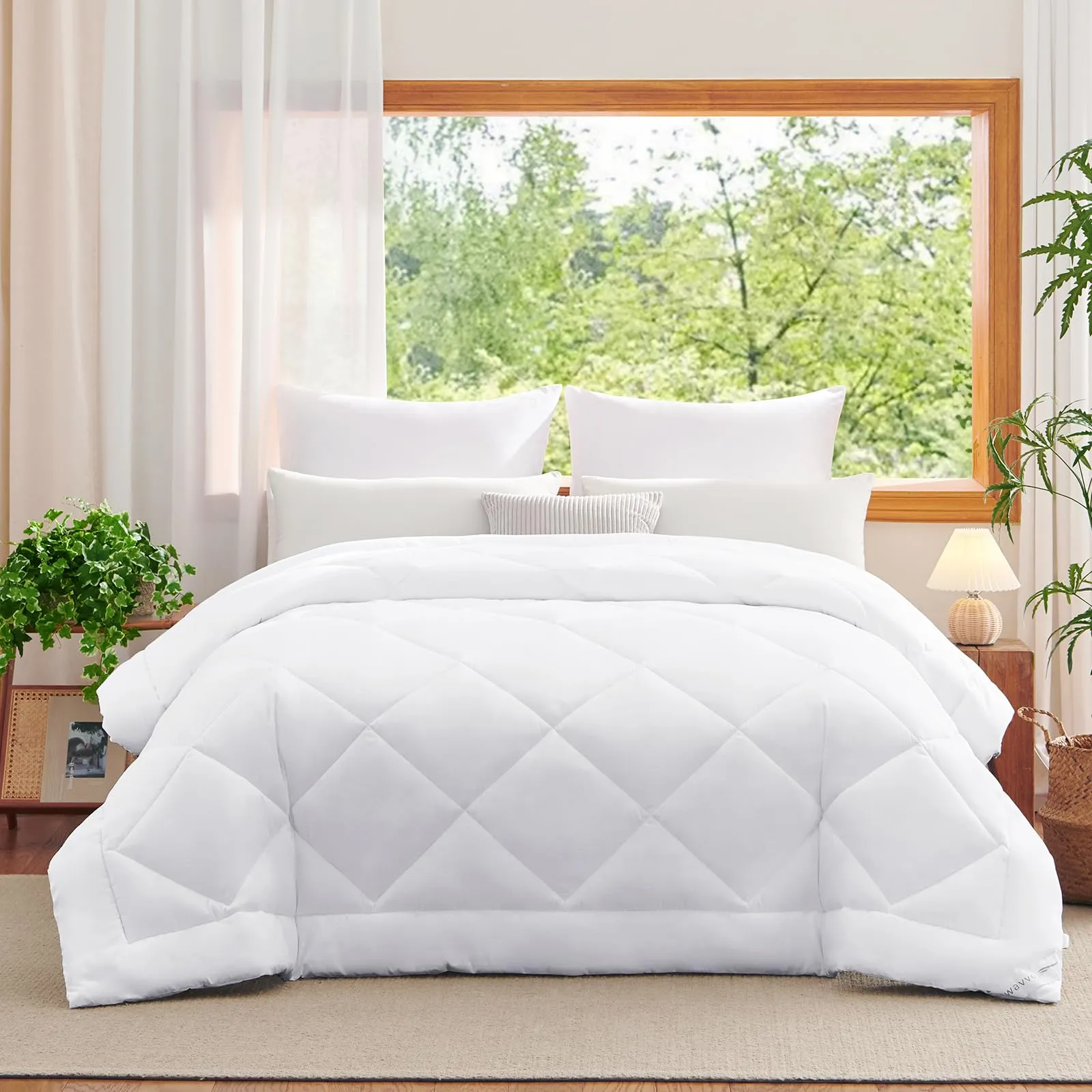 WAVVE Piumino Letto Matrimoniale Quattro Stagioni 260x240 cm