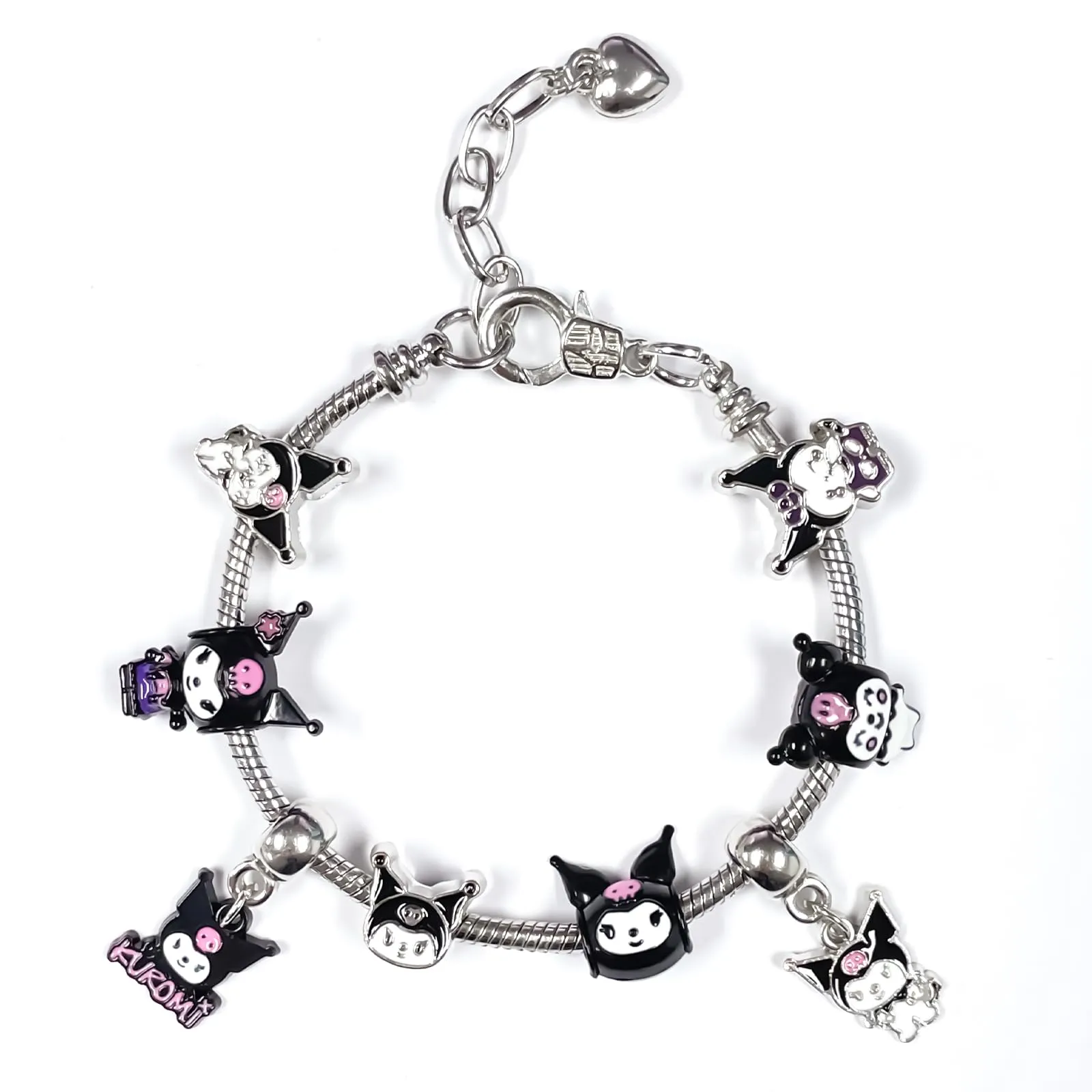 Ubephant Bracciale Kuromi - Gioiello Sanrio per Fan