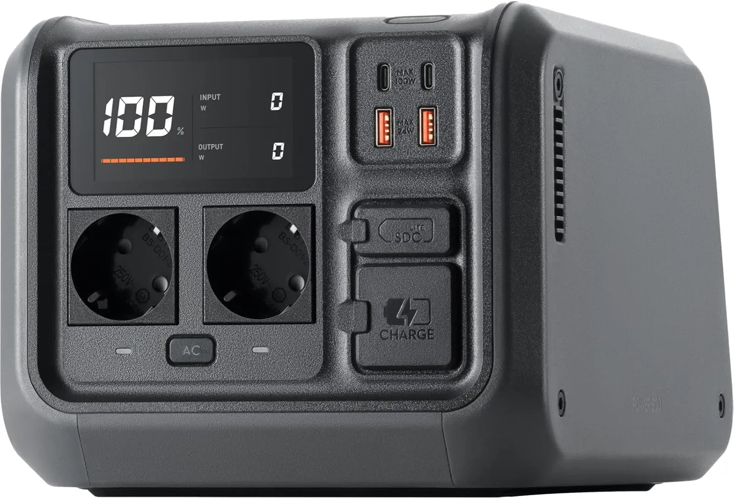 DJI Power 500: Generatore di Corrente Portatile da 512Wh con Ricarica Rapida e Garanzia Estesa