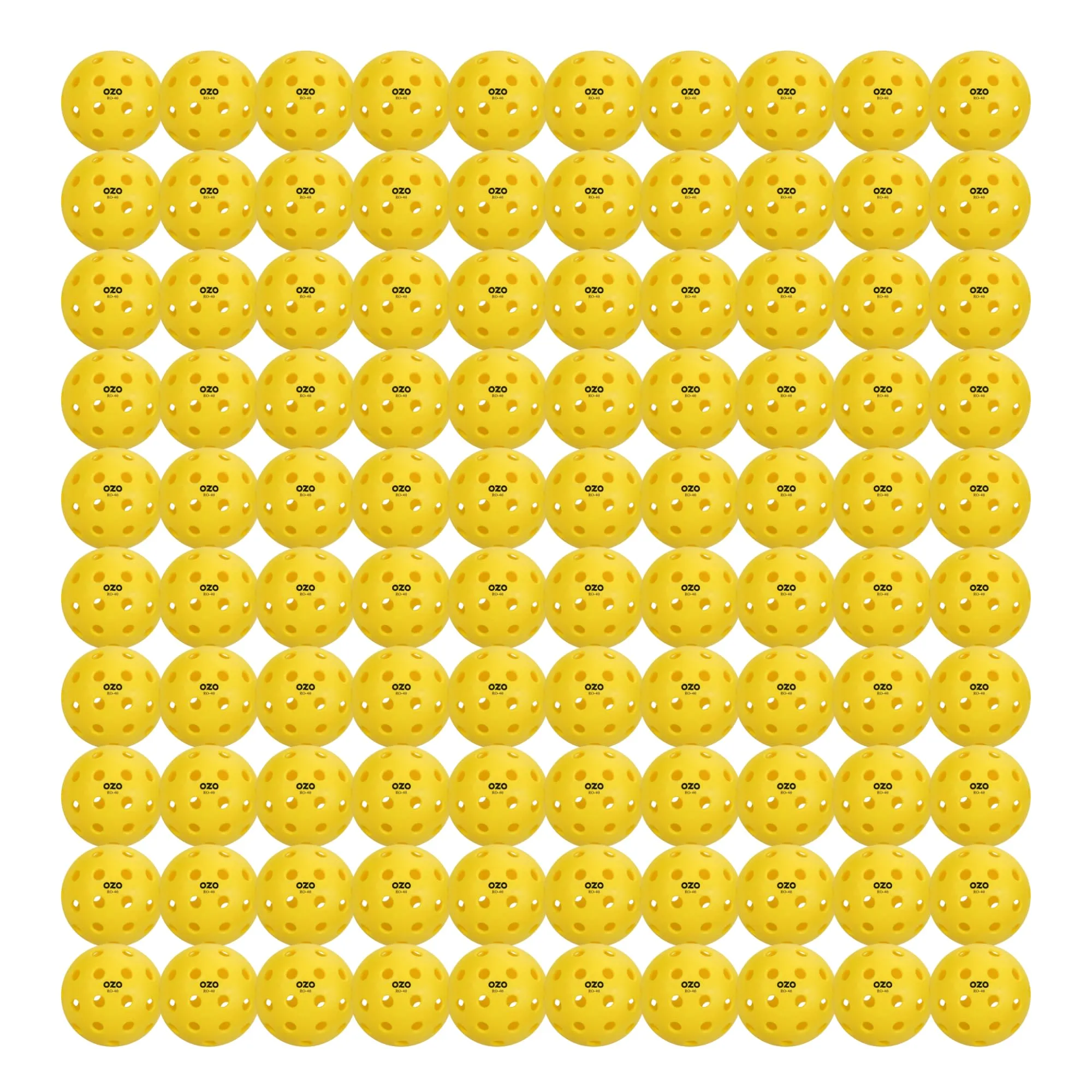 OZO Pickleball - Set di 100 Palline Outdoor Approvate USAPA