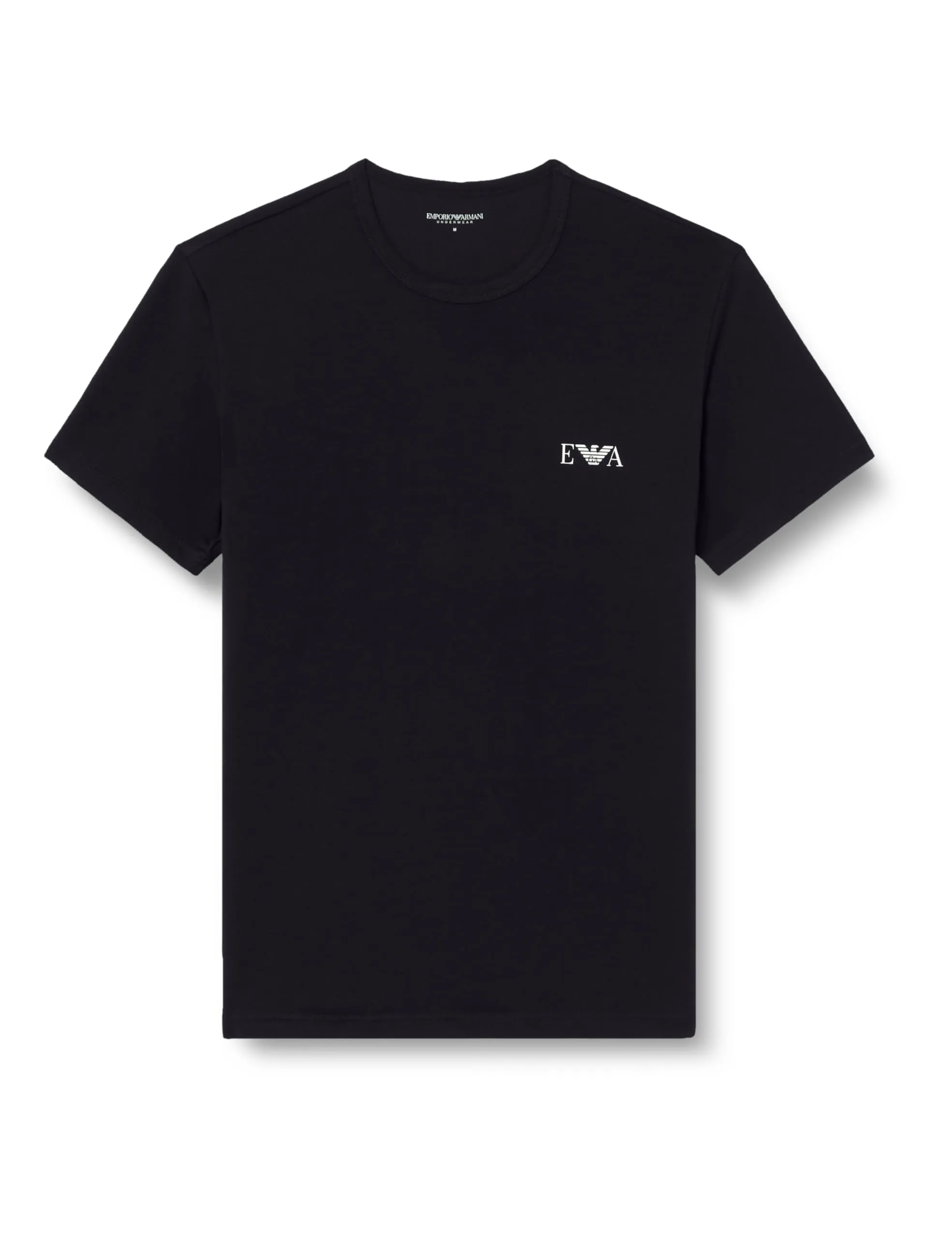 Emporio Armani T-Shirt da Uomo con Monogramma Audace - Confezione da 2