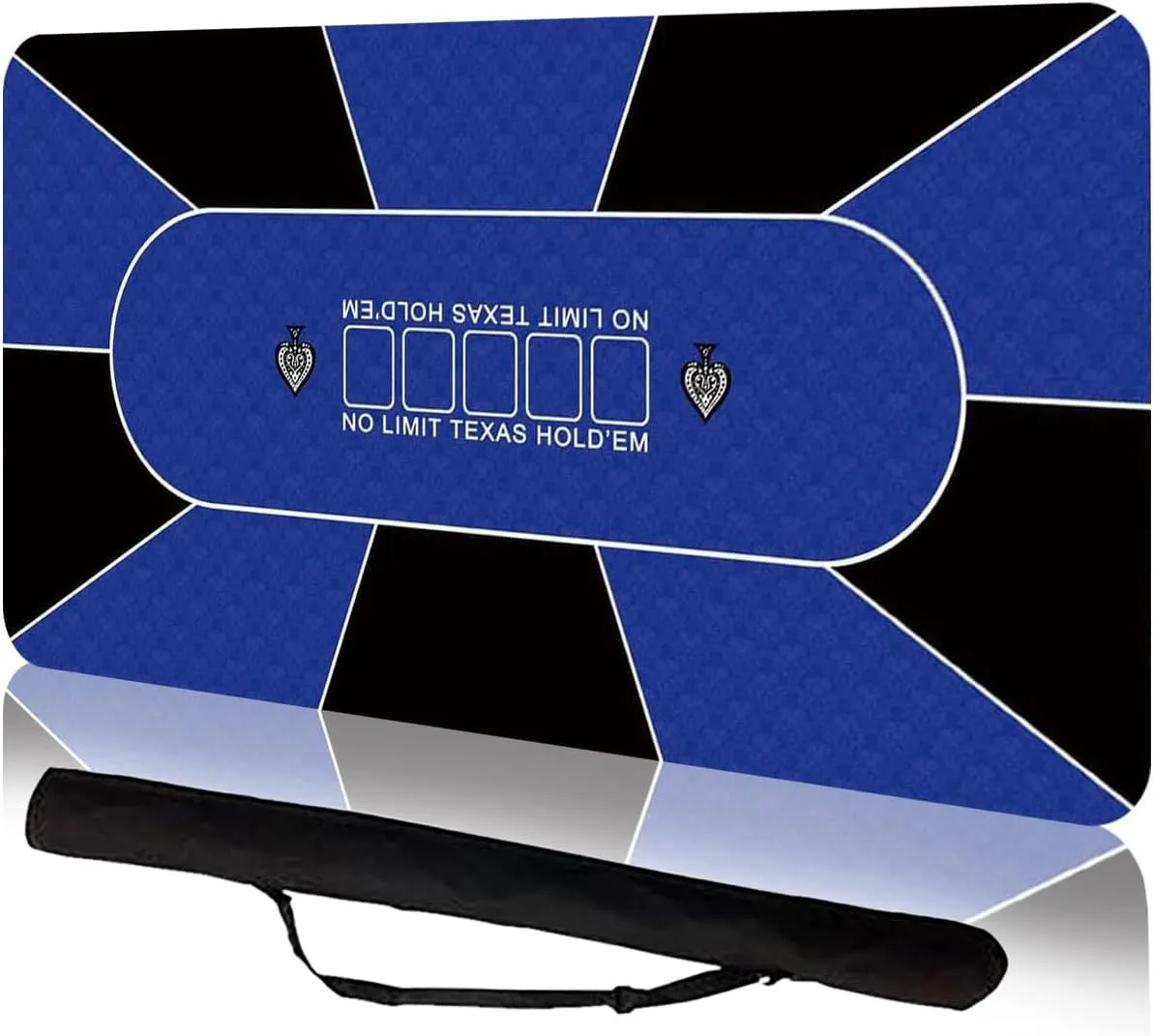 Tappetino da Poker Professionale 180x90 cm per 8 Giocatori