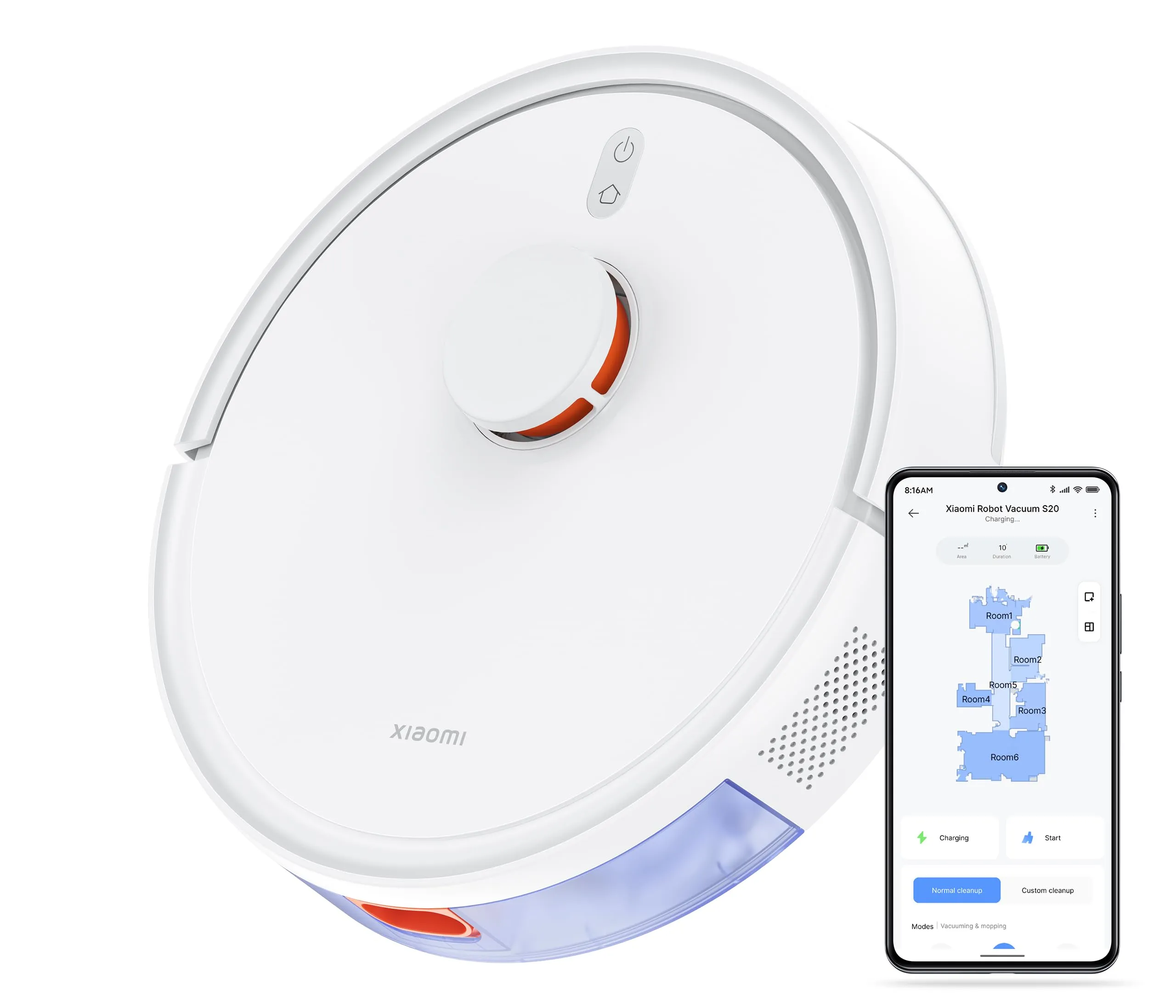 Xiaomi Robot Vacuum S20 Robot Aspirapolvere Lavapavimenti