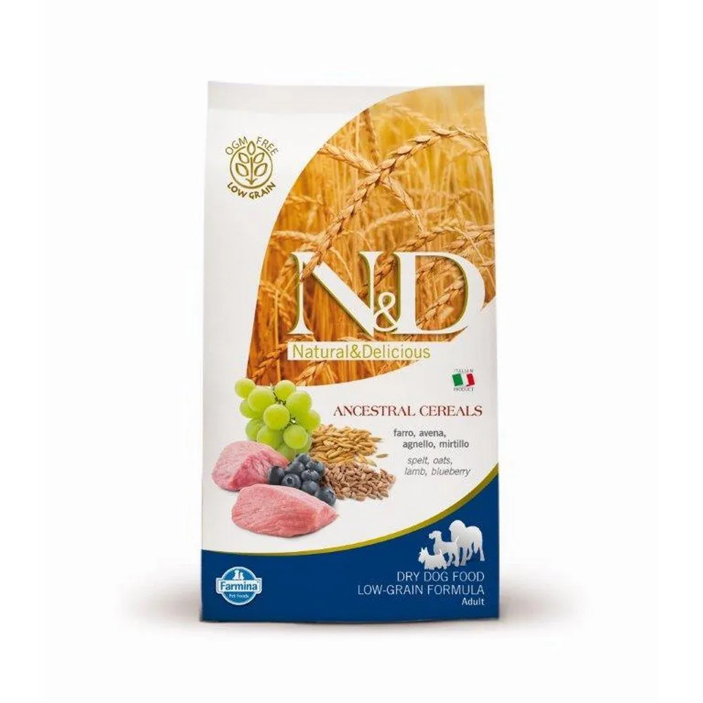 Farmina N&D Ancestral Grain Agnello e Mirtillo Adult Maxi - 12 kg