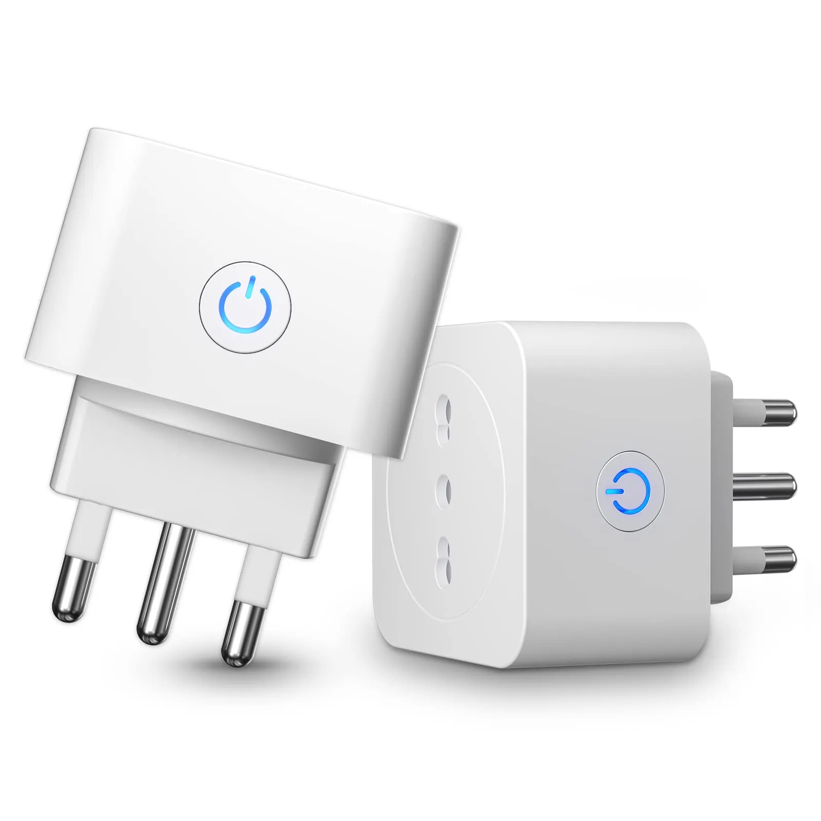 Presa Smart WiFi Italiana 16A con Monitoraggio Consumi (2 Pezzi)