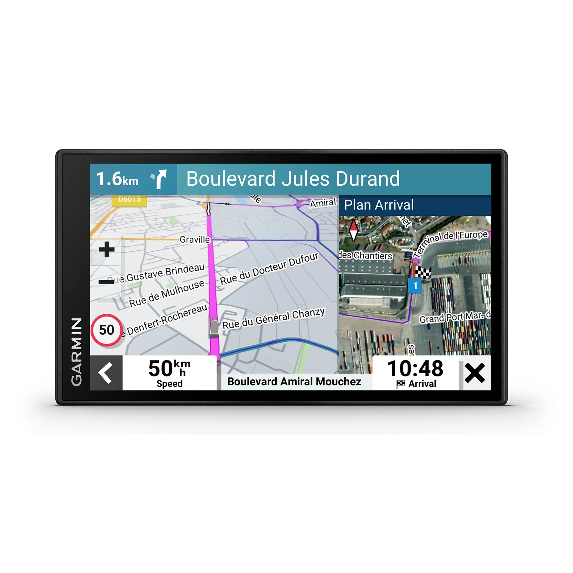 Garmin dēzl LGV610 MTD Navigatore GPS per Camion con Info Traffico DAB e Mappa Europa