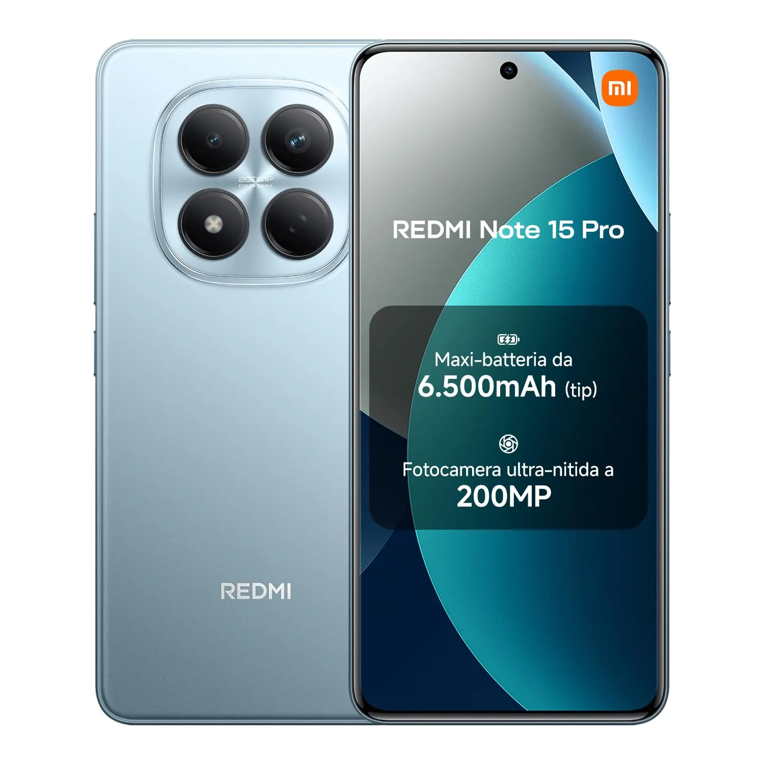 Xiaomi Redmi Note 15 Pro - Smartphone 12GB/512GB Blu Ghiacciaio