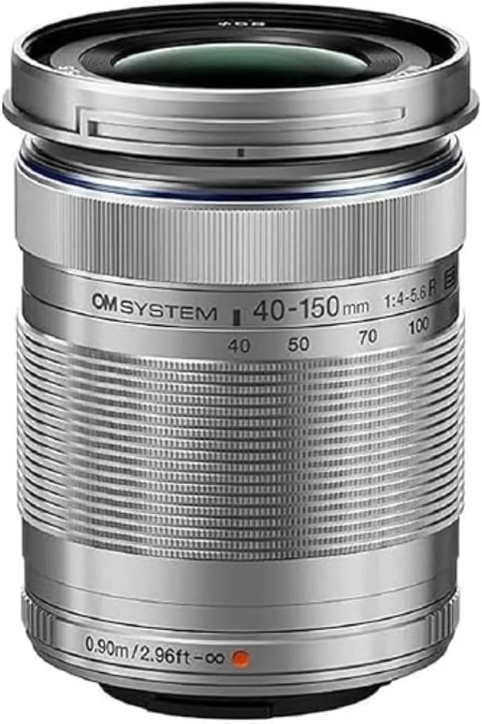 OM SYSTEM M.Zuiko Digital ED 40-150mm F4-5.6 R - Teleobiettivo Zoom Argento