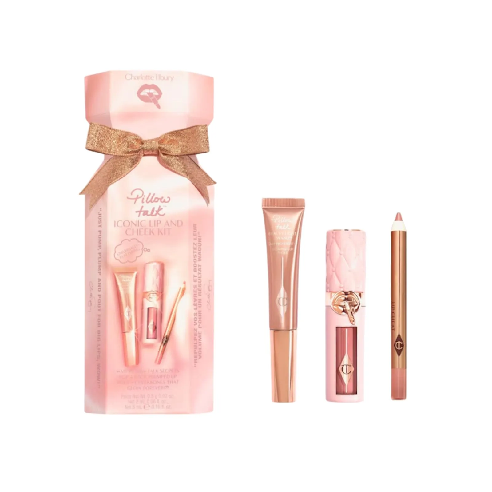 Charlotte Tilbury Pillow Talk Iconic Lip & Cheek Kit Mini Set