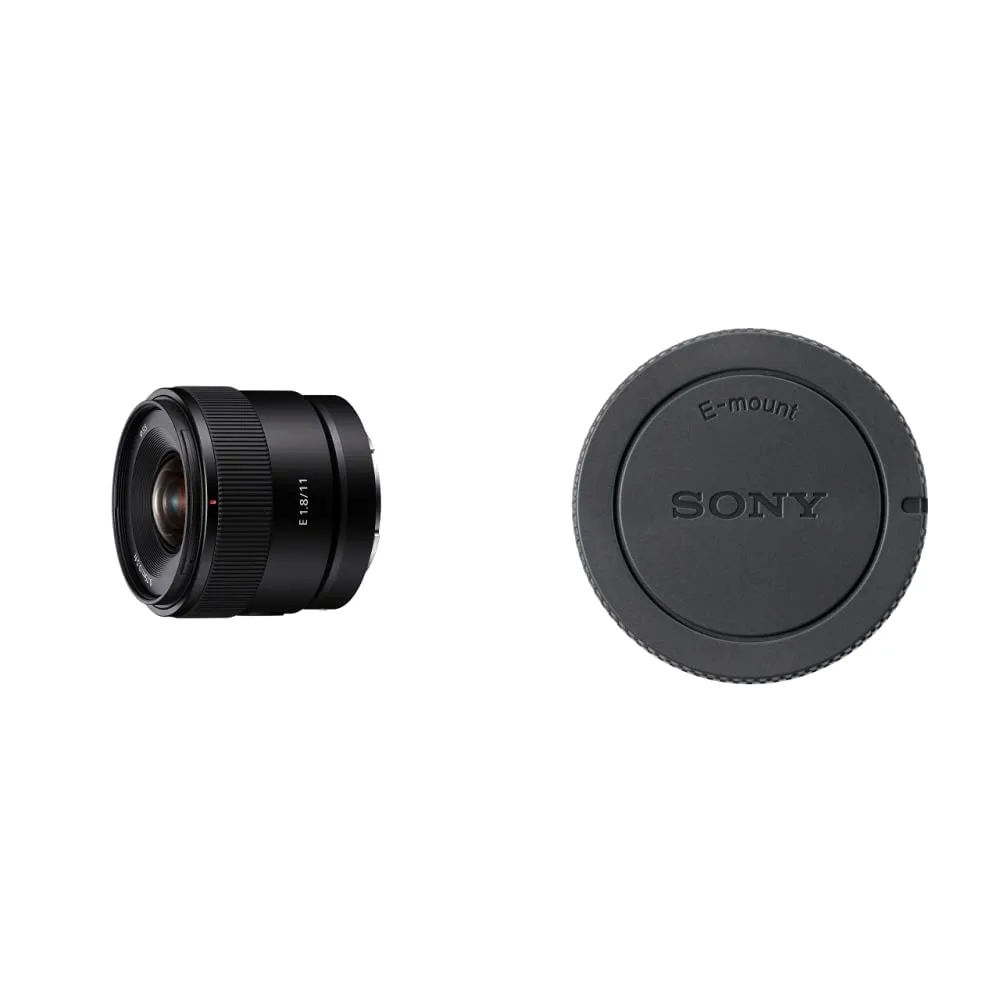 Sony E 11mm F1.8 Obiettivo APS-C Ultragrandangolare a Focale Fissa (SEL11F18) con Copriobiettivo ALC-B1EM