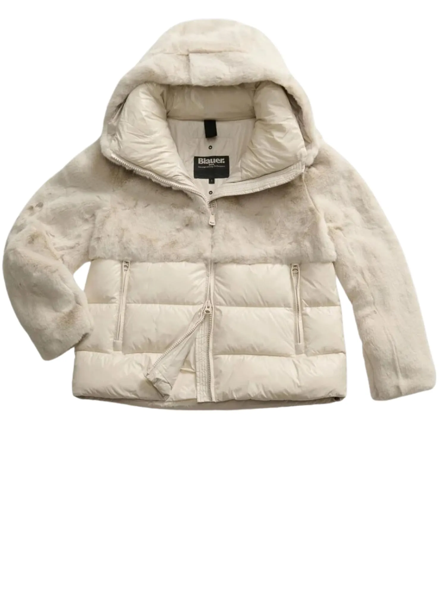 Blauer Fanevil 907 M EU - Giubbotto Donna Eco-Pelliccia e Nylon