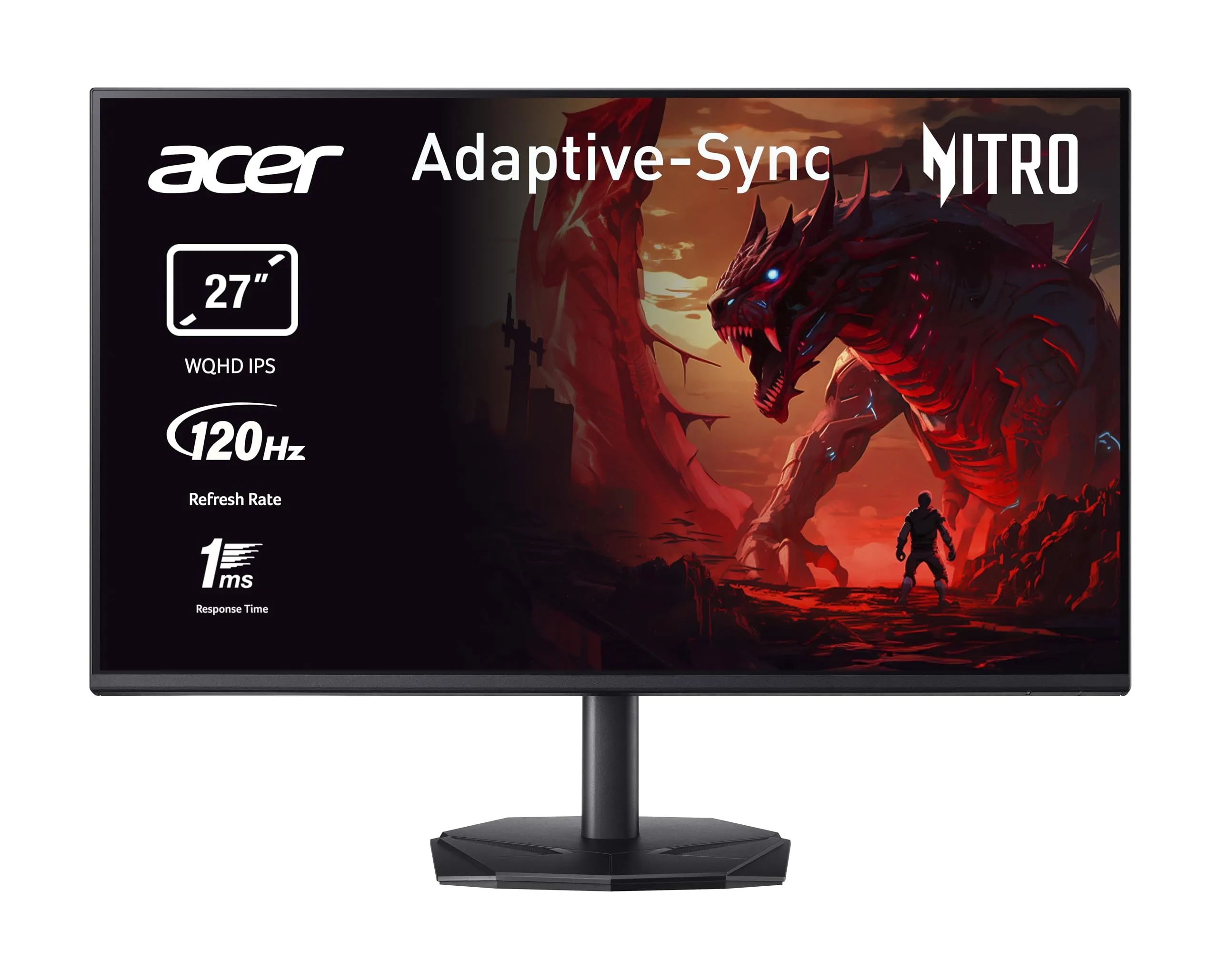 Acer Nitro KG272UGbmiipfx Monitor Gaming 27" WQHD 120Hz
